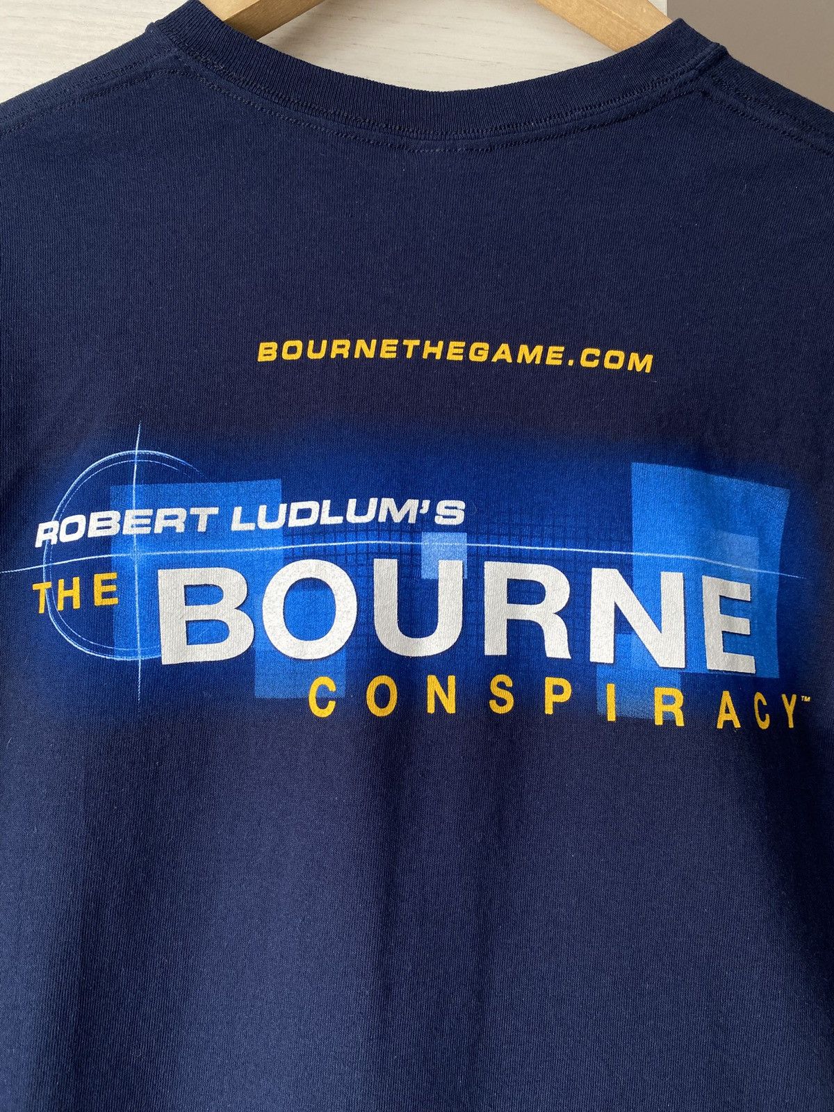Gildan Jason Bourne Movie Promo T-Shirt Navy Film Merchandise Size US L / EU 52-54 / 3 - 5 Thumbnail