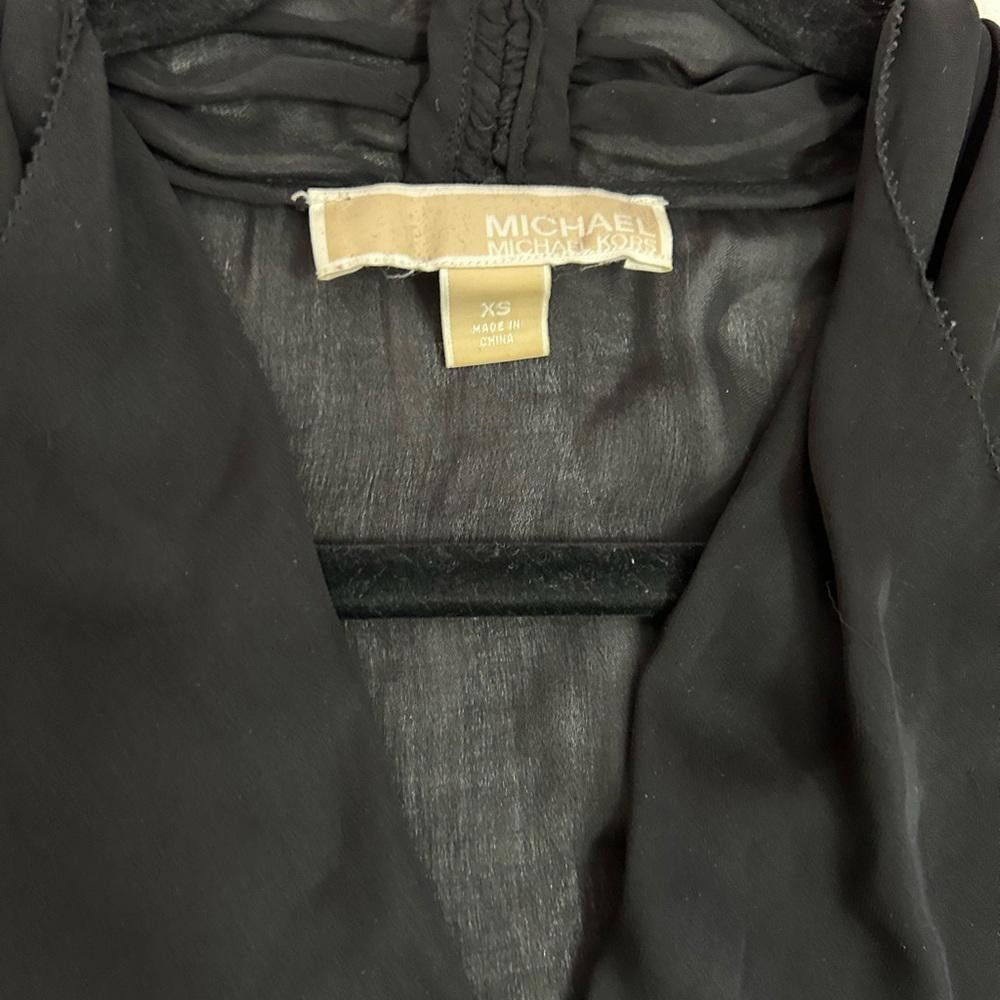 Michael Kors Michael Kors l Sheer Front Drape Blouse XS Size XS / US 0-2 / IT 36-38 - 7 Thumbnail