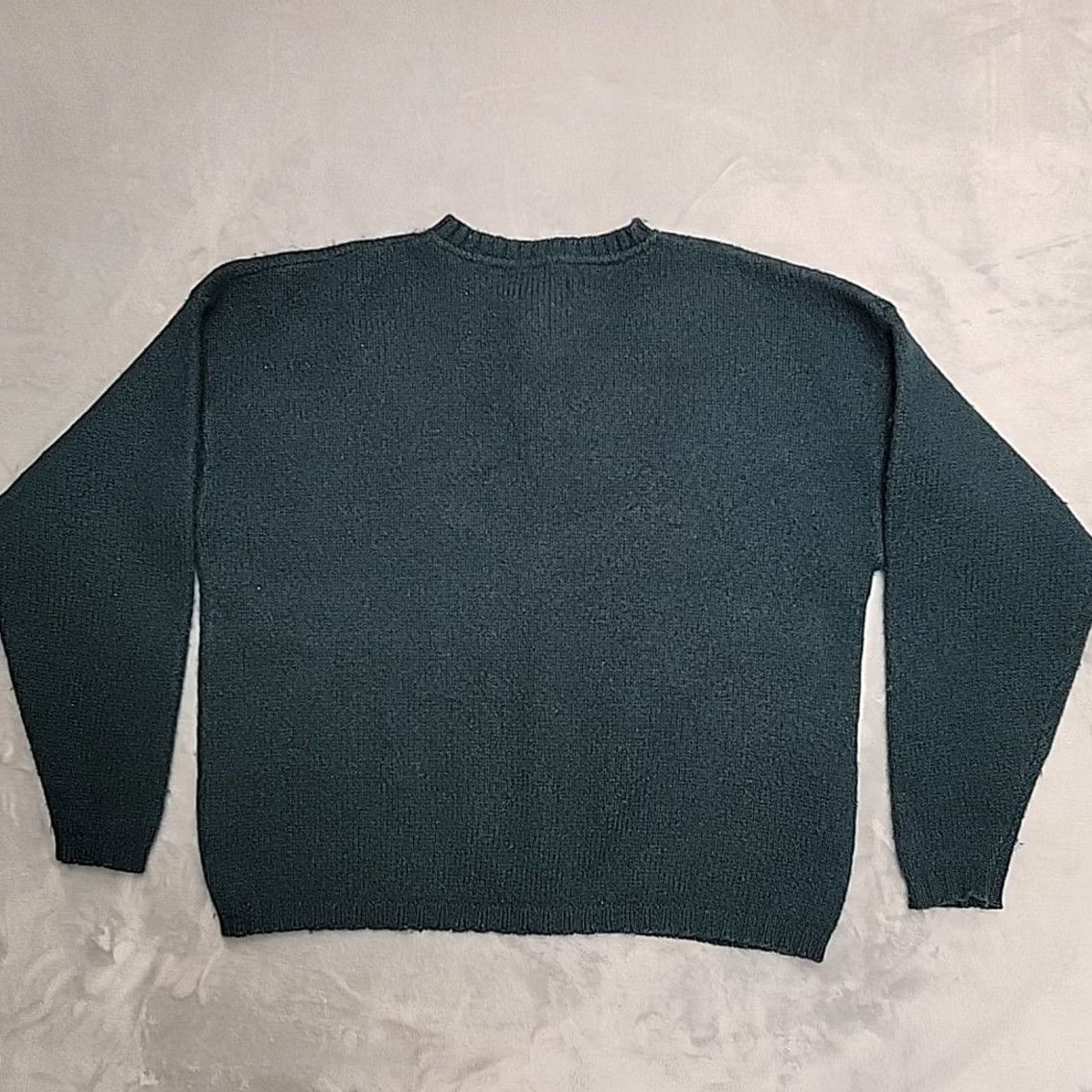 Vintage VINTAGE Woolrich Sweater XL Men Green Wool Knit Made in USA Pullover Crew Neck Long Sleeve All Seasons Casual Snug Solid Pattern Size US XL / EU 56 / 4 - 7 Thumbnail