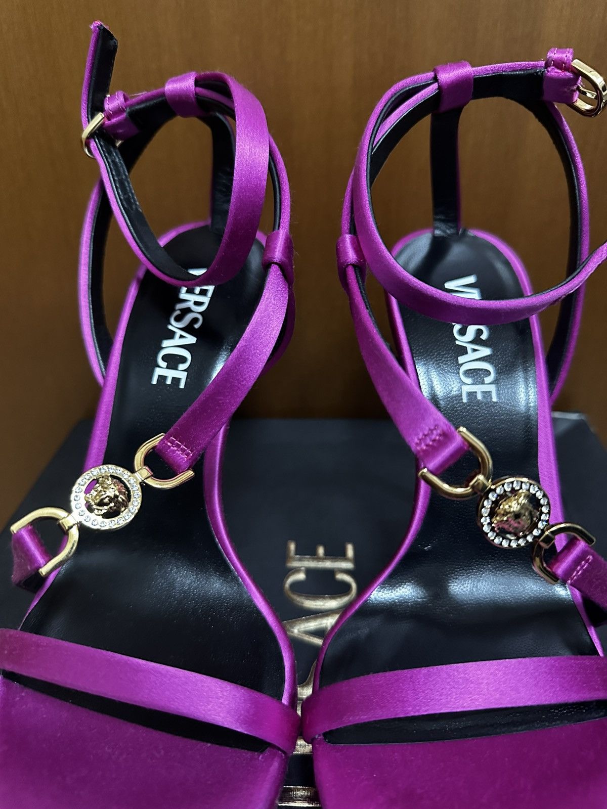 Versace Versace Crystal Medusa 95 Sandals Size US 6 / IT 36 - 5 Thumbnail