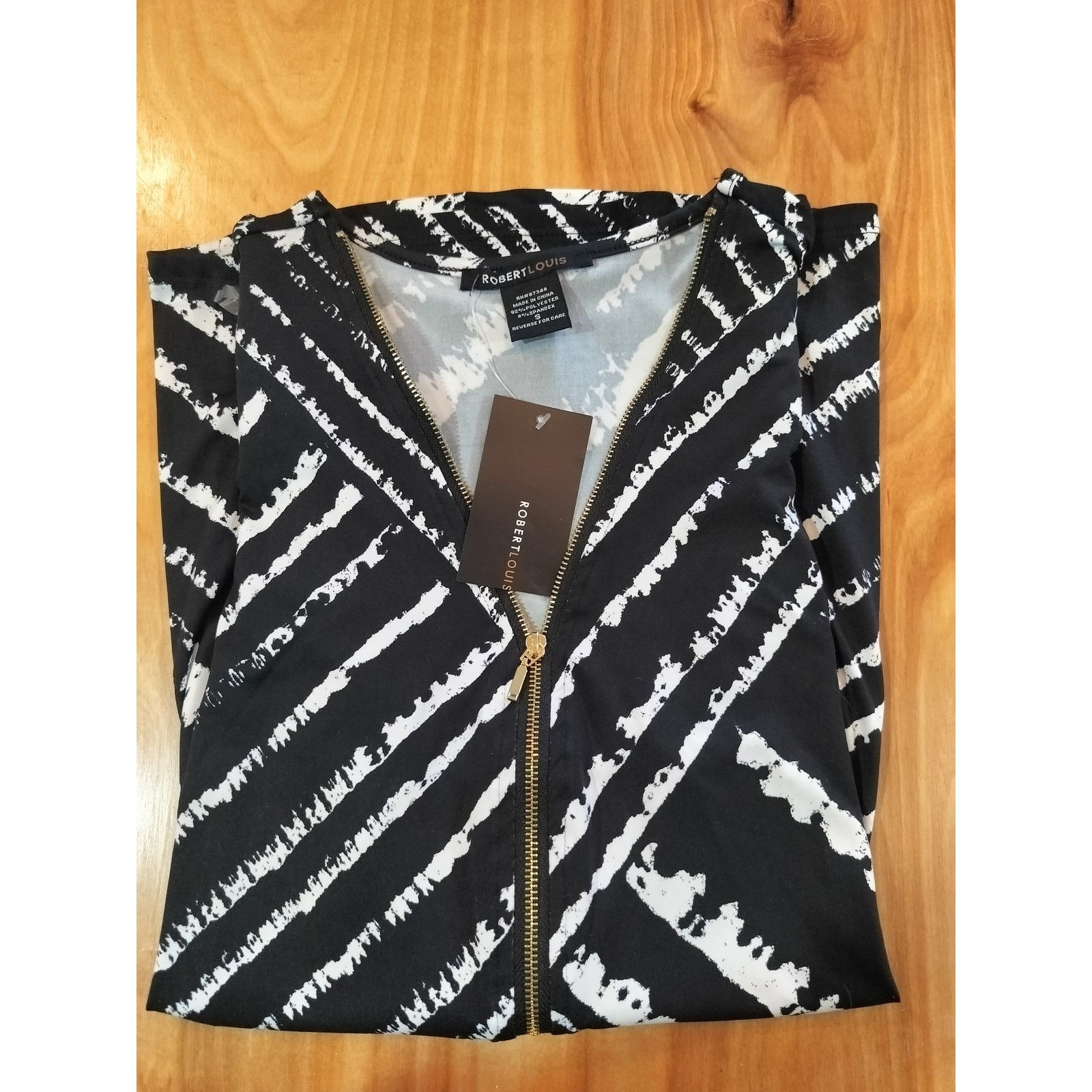 Other Robert Louis Abstract Print Zip Sleeveless Top Small Size S / US 4 / IT 40 - 6 Thumbnail