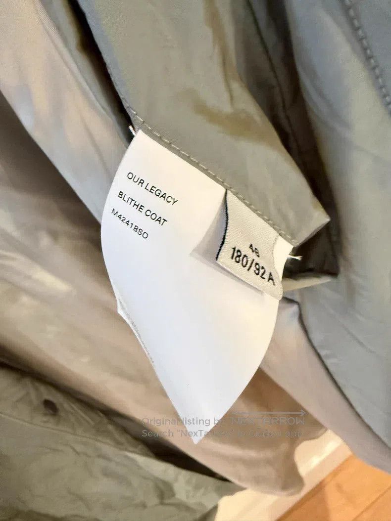 Our Legacy Our Legacy Pleated Minimalist Casual Coat - Olive with Thi Size US M / EU 48-50 / 2 - 4 Thumbnail