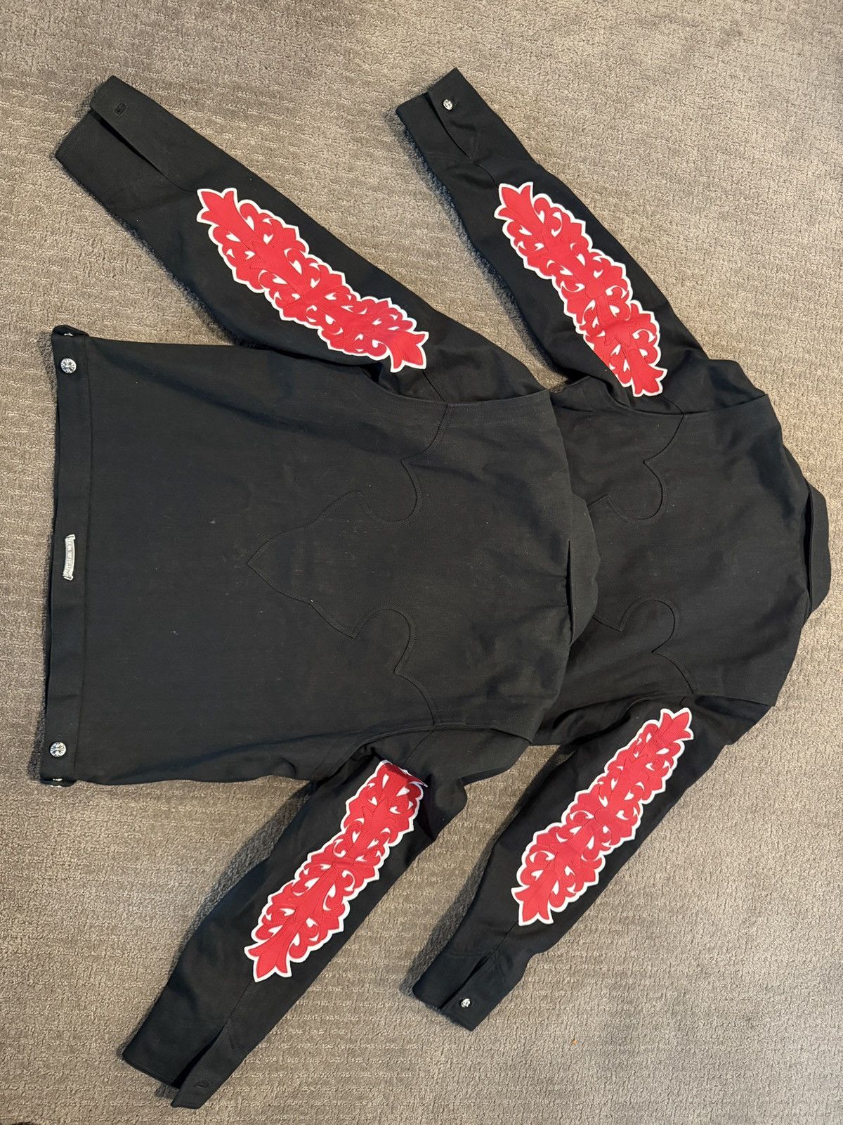 Chrome Hearts Floral Cross Calf Jacket Size US XL / EU 56 / 4 - 2 Thumbnail