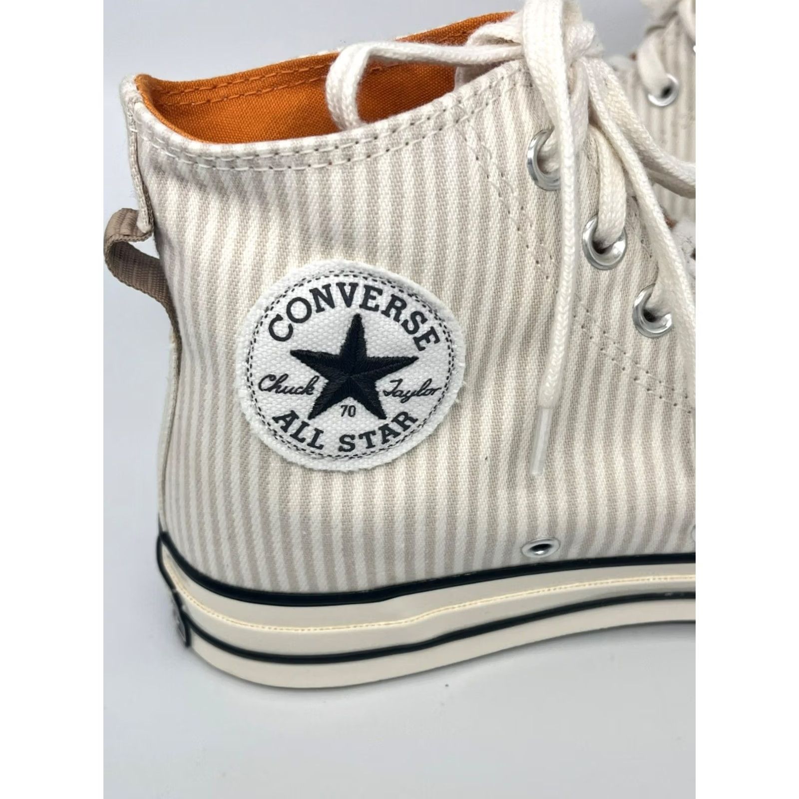 Converse VINTAGE Converse Chuck 70 Sneaker Womens 8.5 White Stripe Sneakers 2840 Size US 9 / IT 39 - 5 Thumbnail