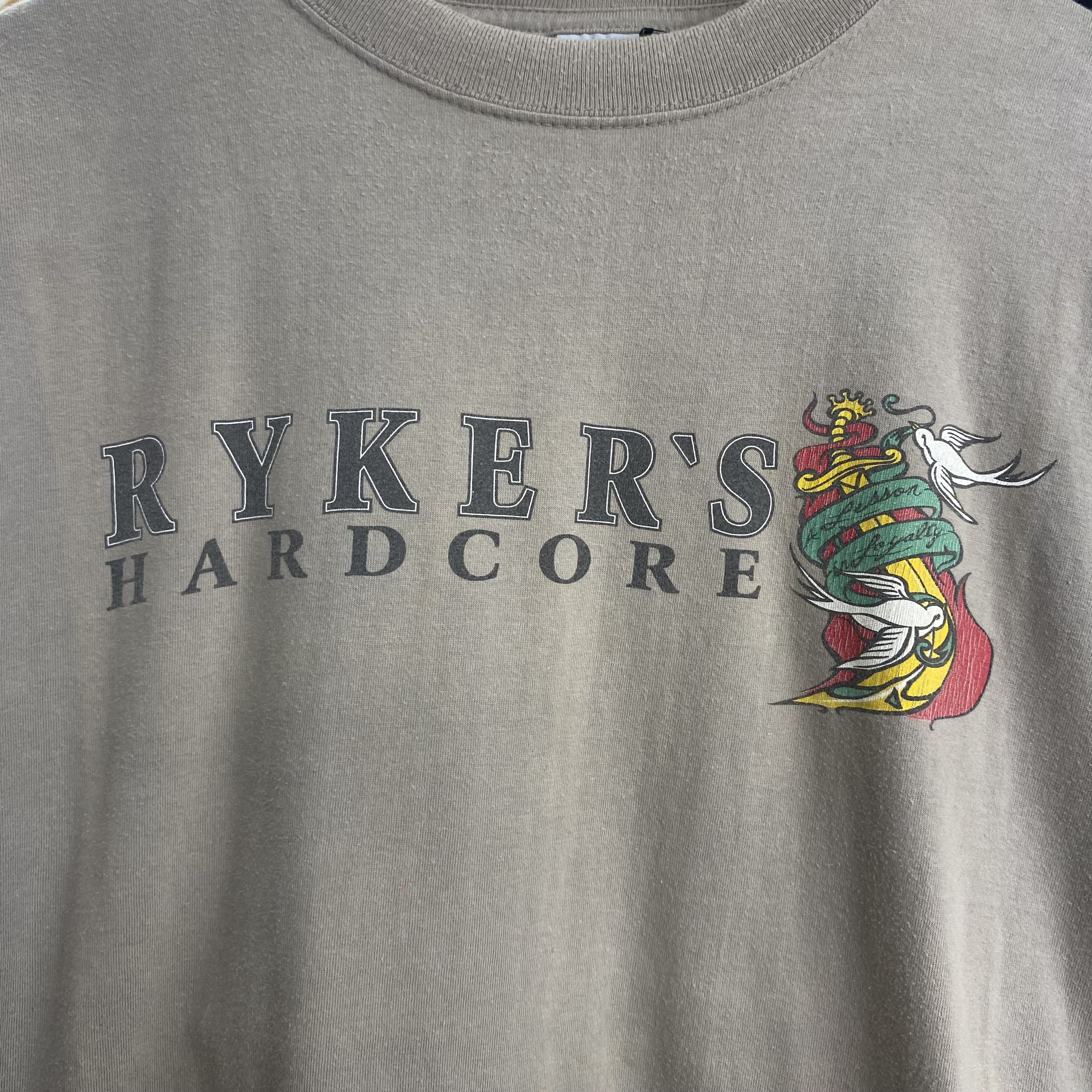Band Tees RYKER'S GERMAN HARDCORE Vintage 90s Size US XL / EU 56 / 4 - 2 Thumbnail