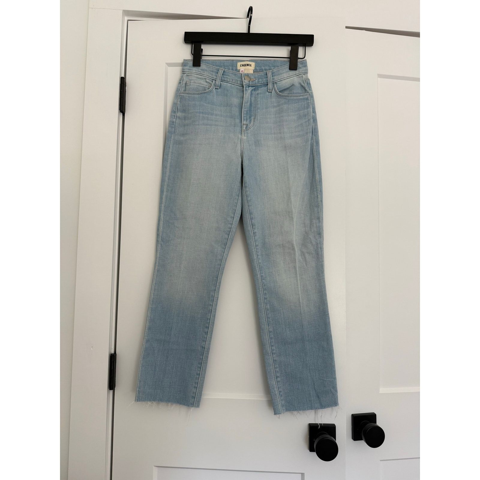 L'AGENCE $275 New L’agence Sada High Rise Slim Straight Crop - 25 Size 25" / US 0 / IT 36 - 4 Thumbnail