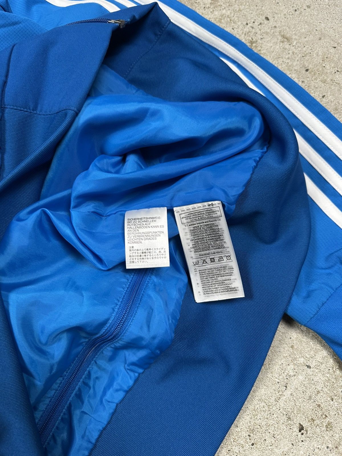 Adidas Adidas x Real Madrid Blue Light Track Jacket Training Top Size US L / EU 52-54 / 3 - 10 Thumbnail