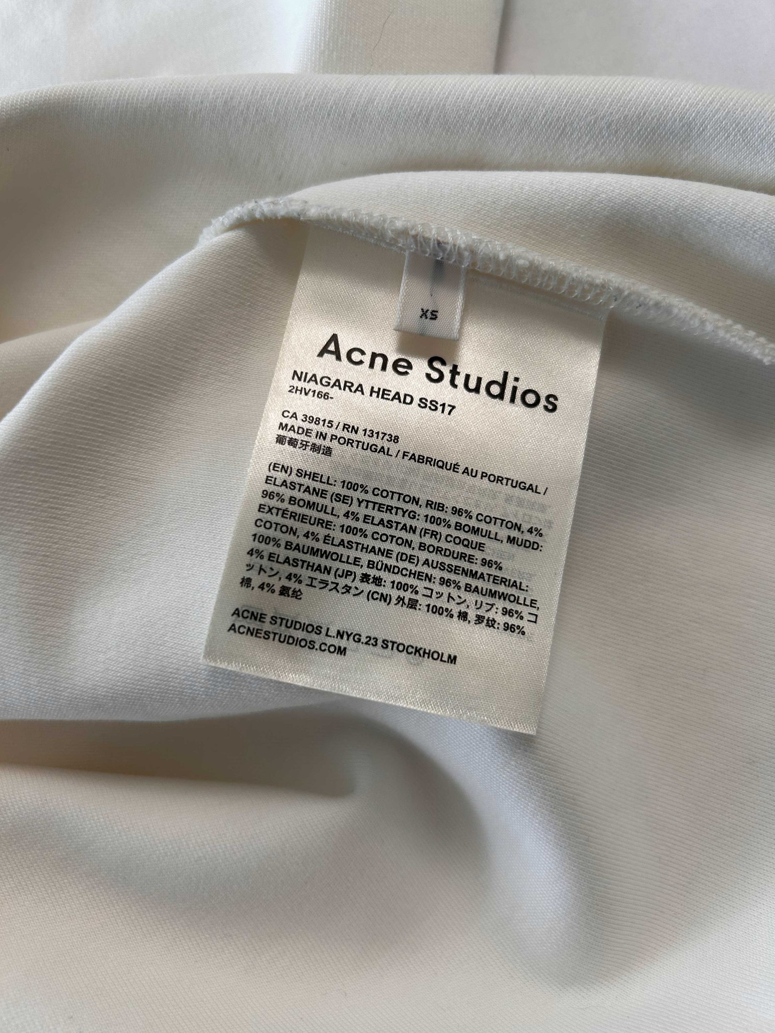 Acne Studios Niagara Head SS17 T-Shirt Size US XS / EU 42 / 0 - 12 Thumbnail