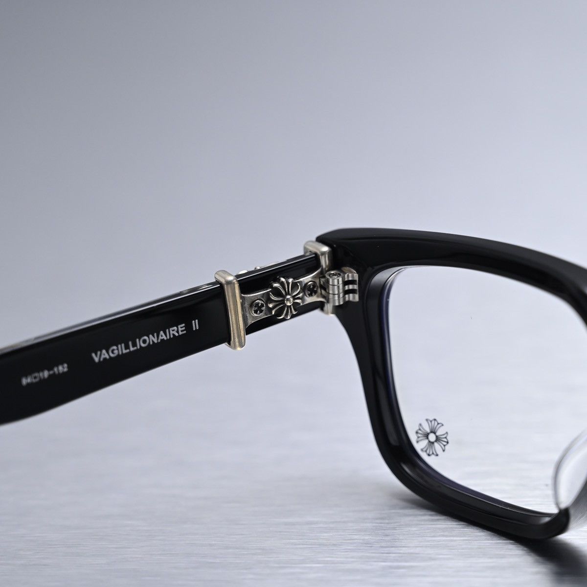 Chrome Hearts CHROME HEARTS VAGILLIONAIRE II BLACK GLASSES Size ONE SIZE - 9 Thumbnail