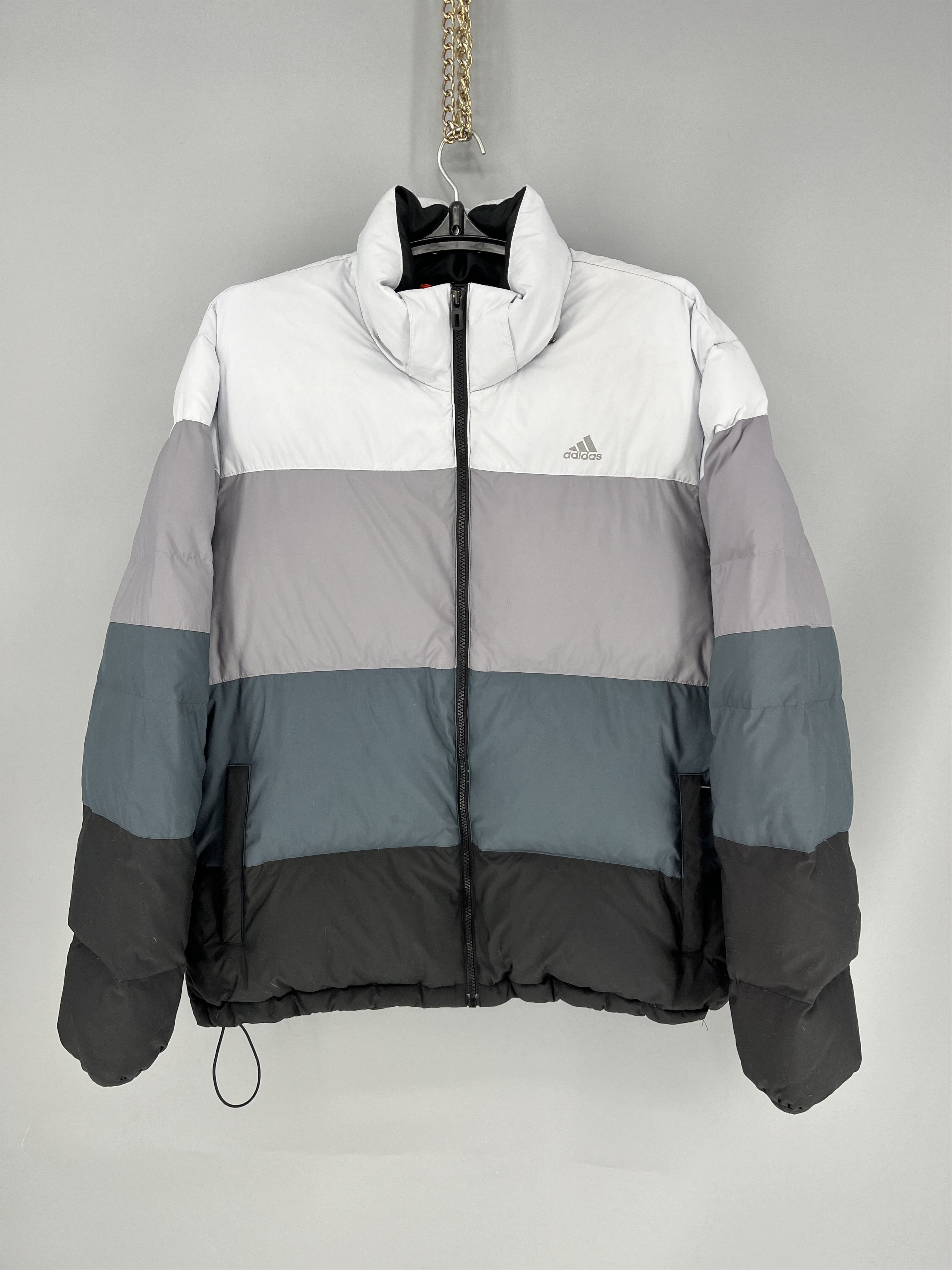 Adidas VINTAGE 🔥 STEALS🔥 Adidas puffer jacket ❗️ Streetwear Style Size US L / EU 52-54 / 3 - 1 Thumbnail