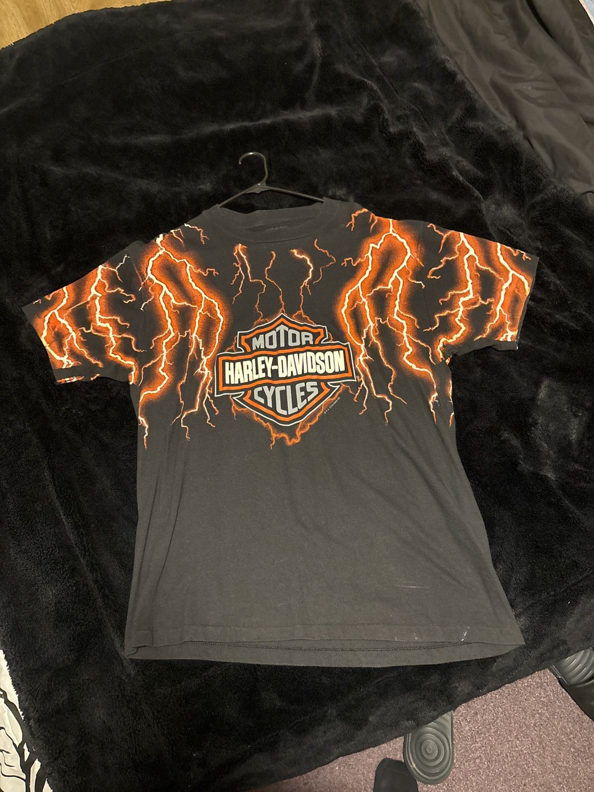 Orange Harley Lightning | Grailed