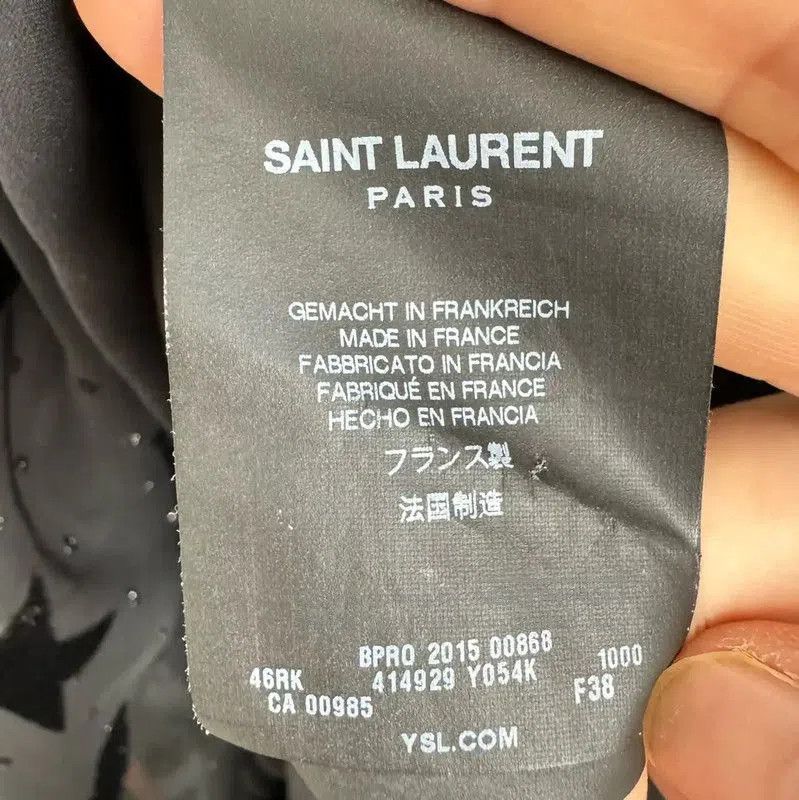 Yves Saint Laurent YSL Black Cotton Dress for Women . Size S / US 4 / IT 40 - 5 Thumbnail