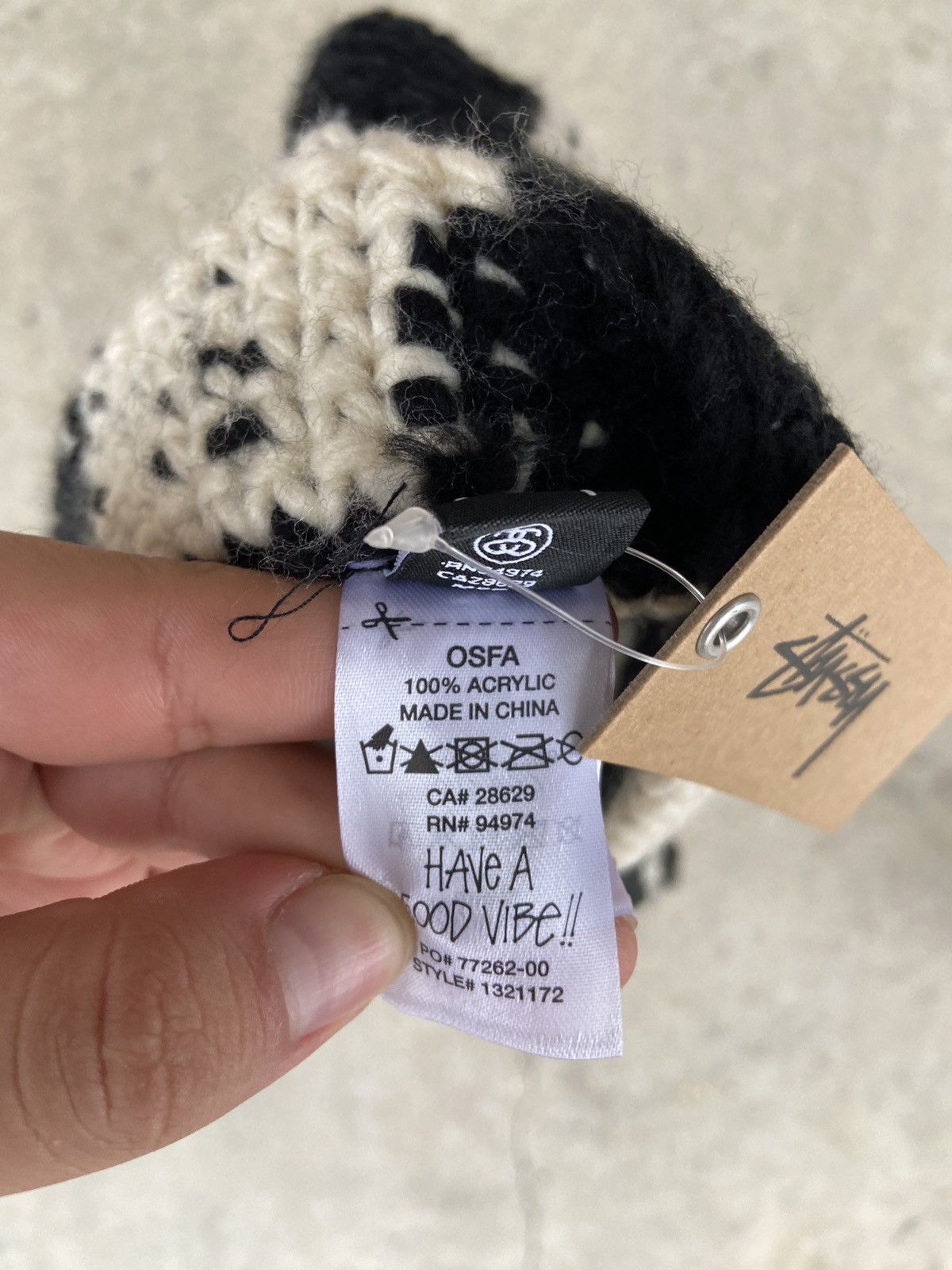Stussy Stussy Checker Knit Bucket Hat Size ONE SIZE - 5 Thumbnail