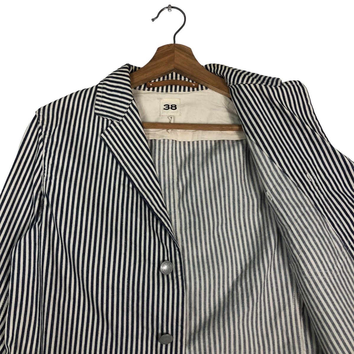 MasterPiece 🔥Union Made Hickory Chore Jacket Scye Masterpiece Japan Size US M / EU 48-50 / 2 - 10 Thumbnail
