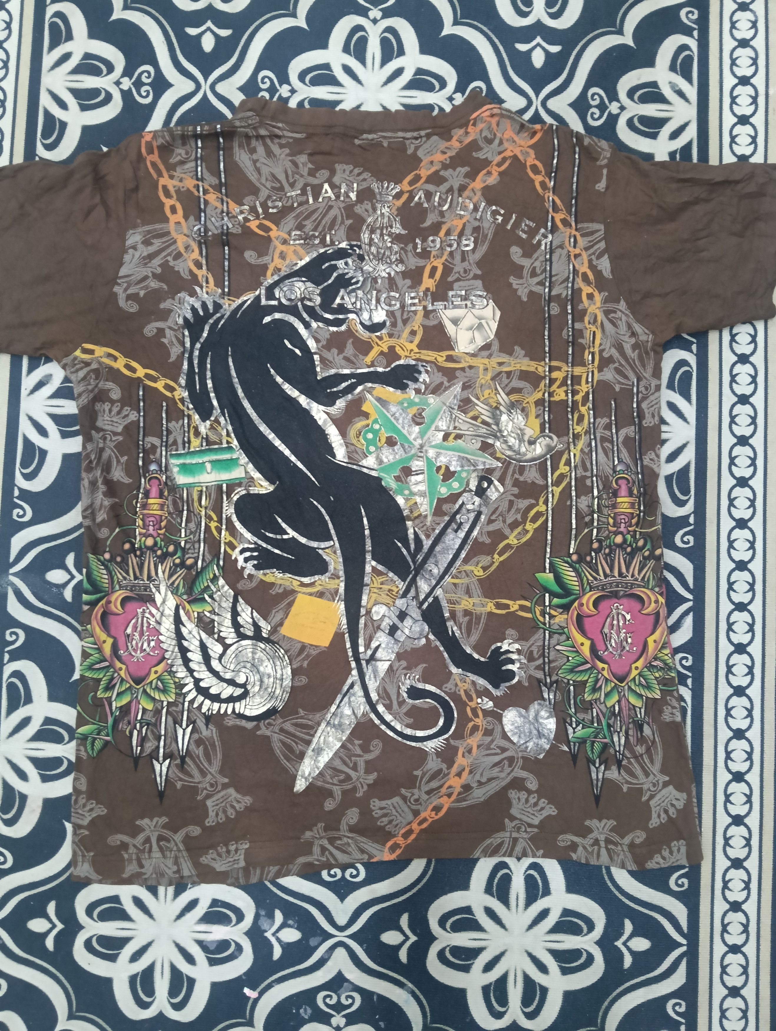 Christian Audigier Great Christian Audigier Tshirt Size US XXL / EU 58 / 5 - 5 Thumbnail