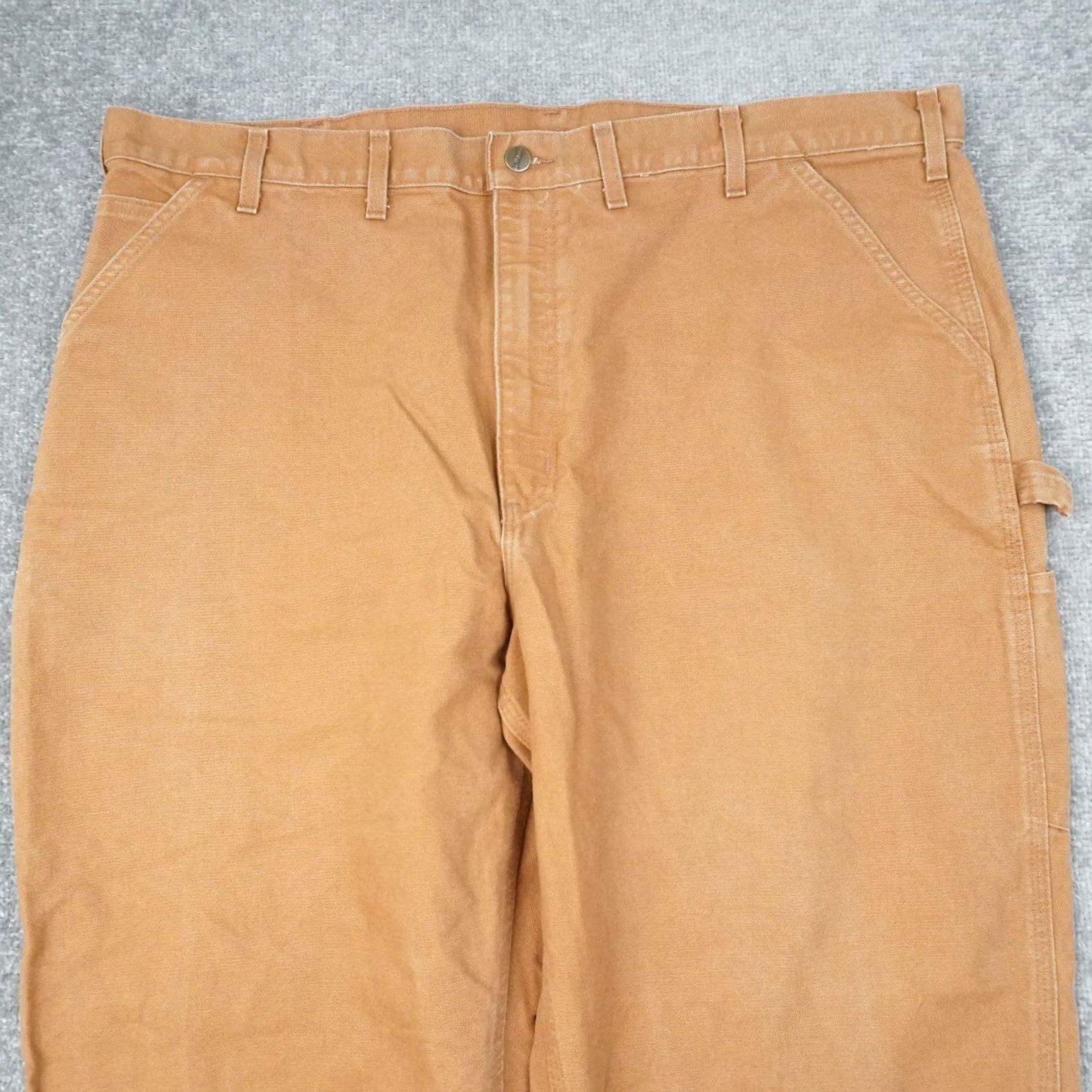 Carhartt VINTAGE Carhartt Workwear Pants Brown Mens 44x32 B11 BRN Duck Utility 90s Size US 44 / EU 60 - 6 Thumbnail