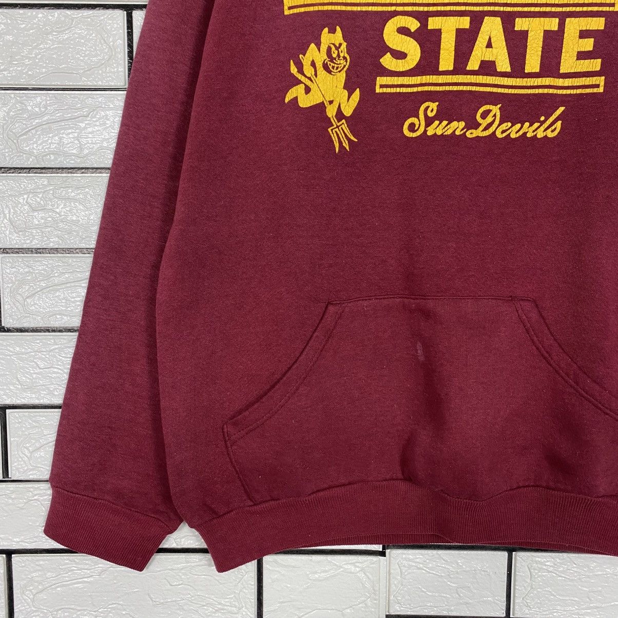 Toyo Enterprises 📌Vintage Hoodie Pull Over Arizona State Sun Devils Size US M / EU 48-50 / 2 - 5 Thumbnail
