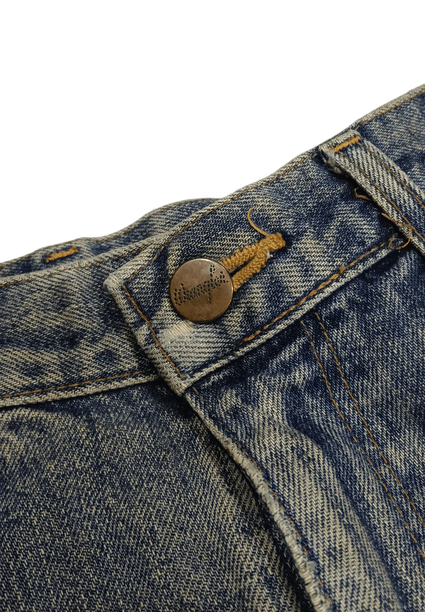 Wrangler 90s Wrangler Blue Bell Selvedge Denim (F341) Waist 31 Size US 31 - 3 Thumbnail