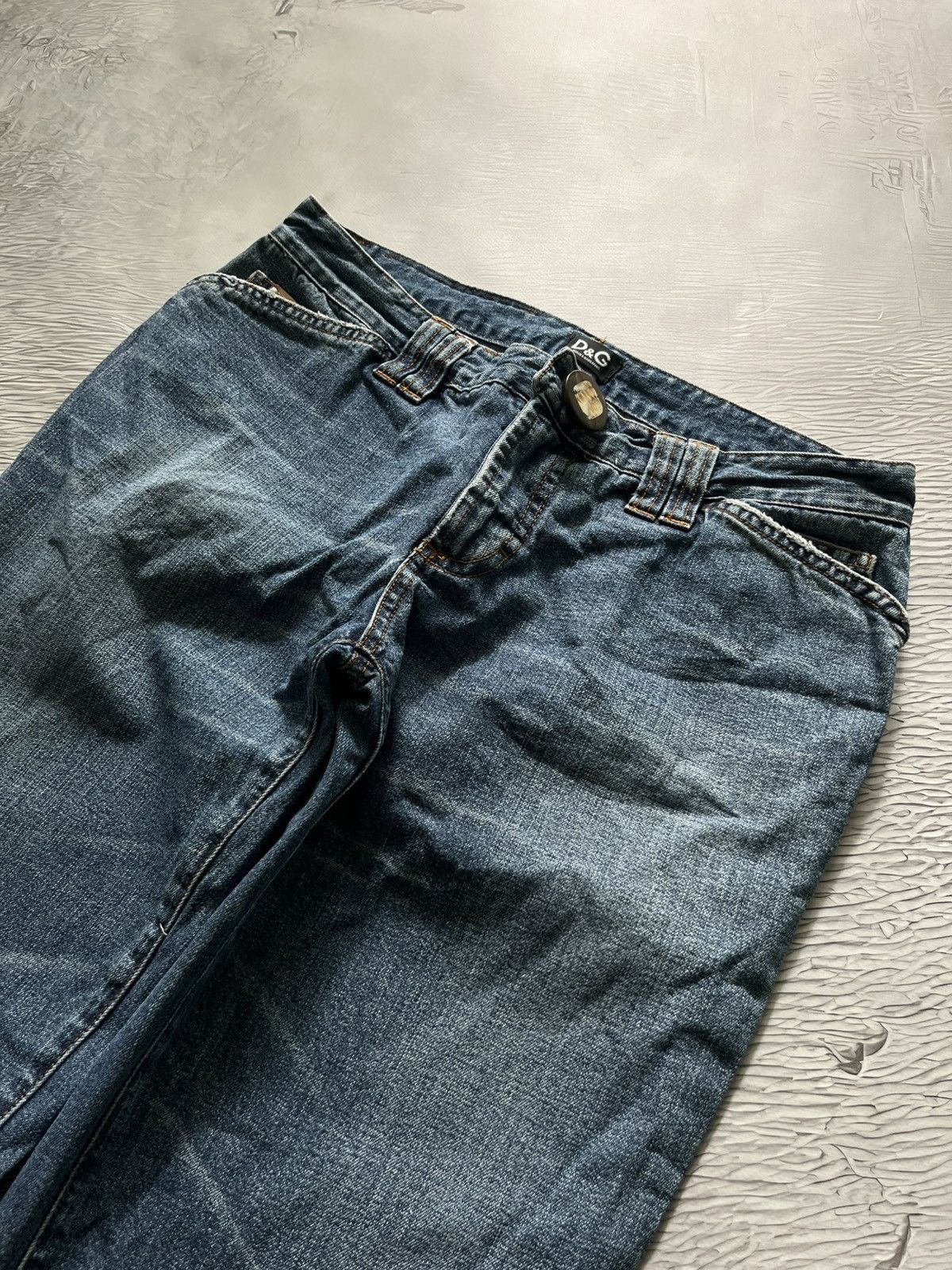 Dolce & Gabbana Dolce & Gabbana Vintage Denim Suit Jeans Luxury Blue Size 29" - 12 Thumbnail