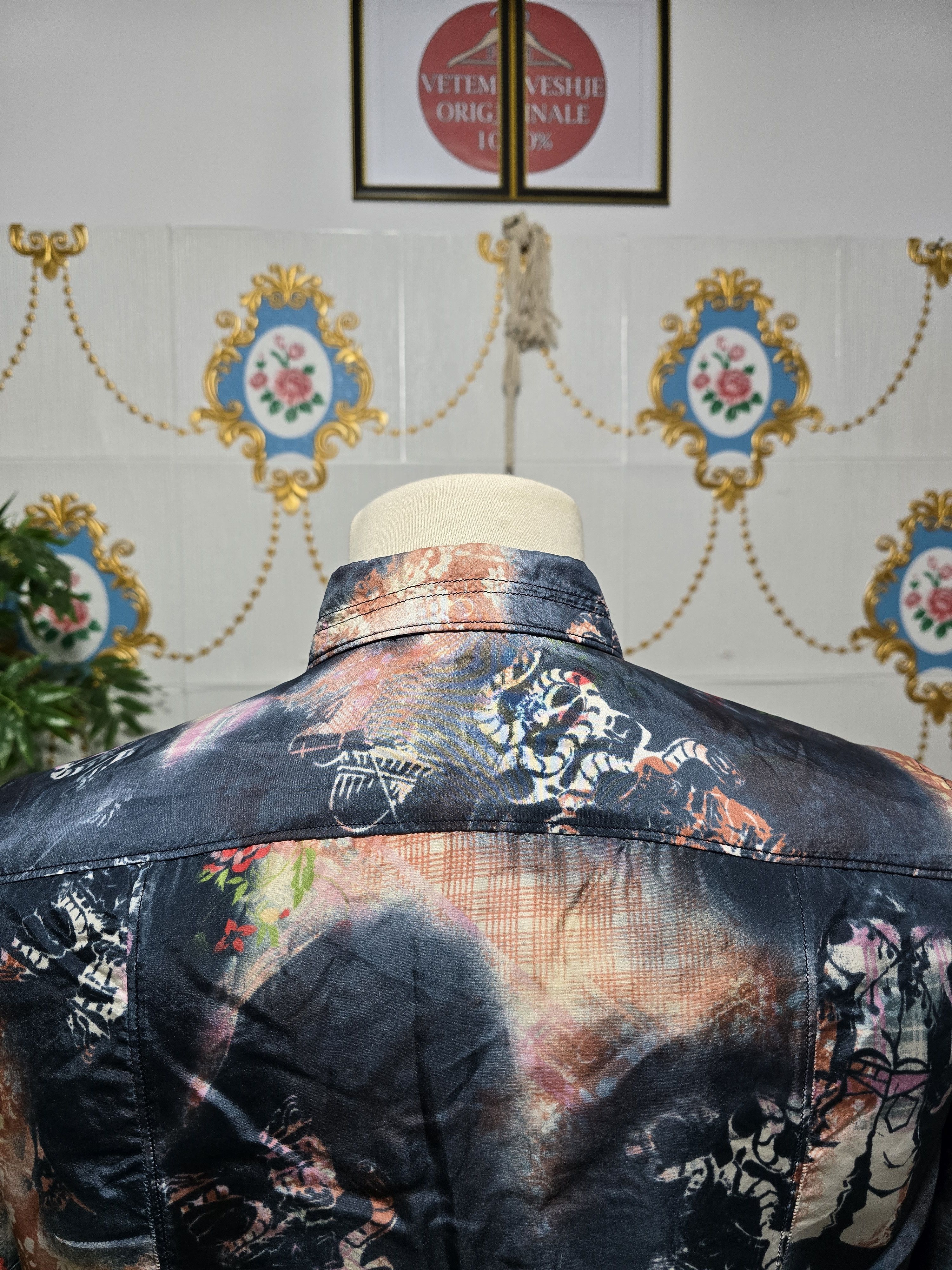Marithe + Francois Girbaud MARITHE FRANCOIS GIRBAUD Navy Multicolored. 90' 100% silk Size US M / EU 48-50 / 2 - 8 Thumbnail