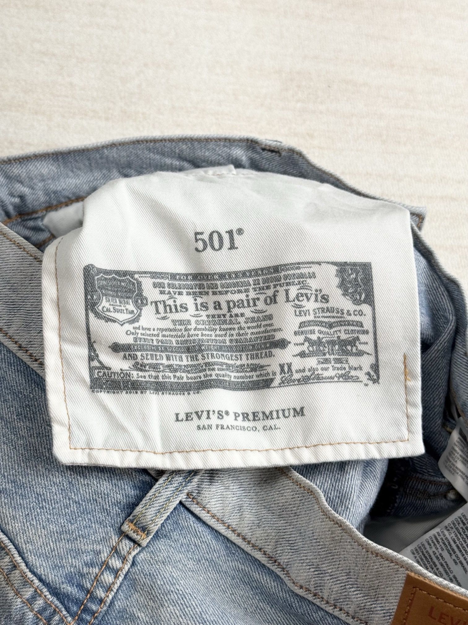 Levi's Levis 501 distressed jean Size US 36 / EU 52 - 17 Thumbnail