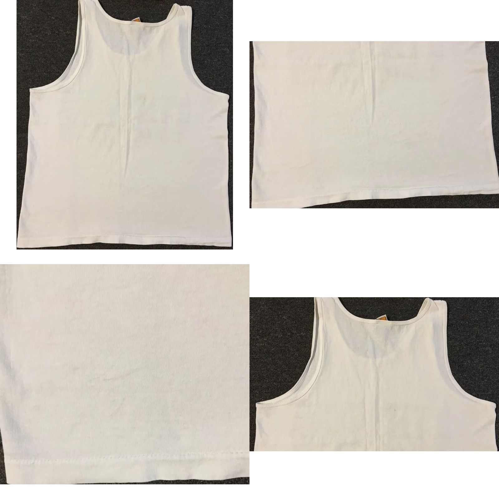 Hang Ten VINTAGE Hang Ten 90s Faded Tank Top Surf Grunge Vaporwave White S Short Sleeve T-Shirt Mens USA Beach Ocean OP 80s Size US S / EU 44-46 / 1 - 8 Thumbnail
