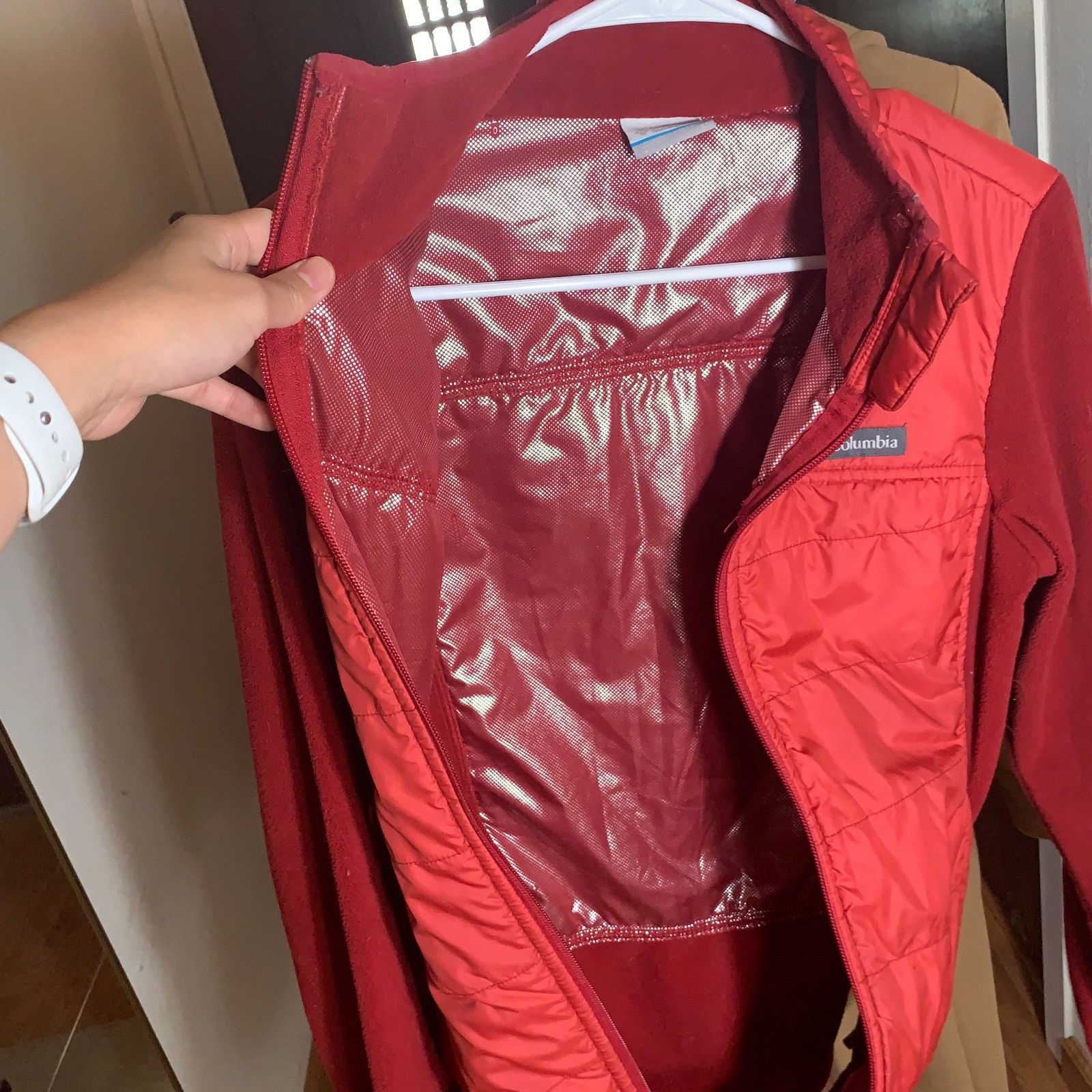 Columbia Columbia Women's Red Lightweight Puffer Winter Jacket Size M Size M / US 6-8 / IT 42-44 - 4 Thumbnail