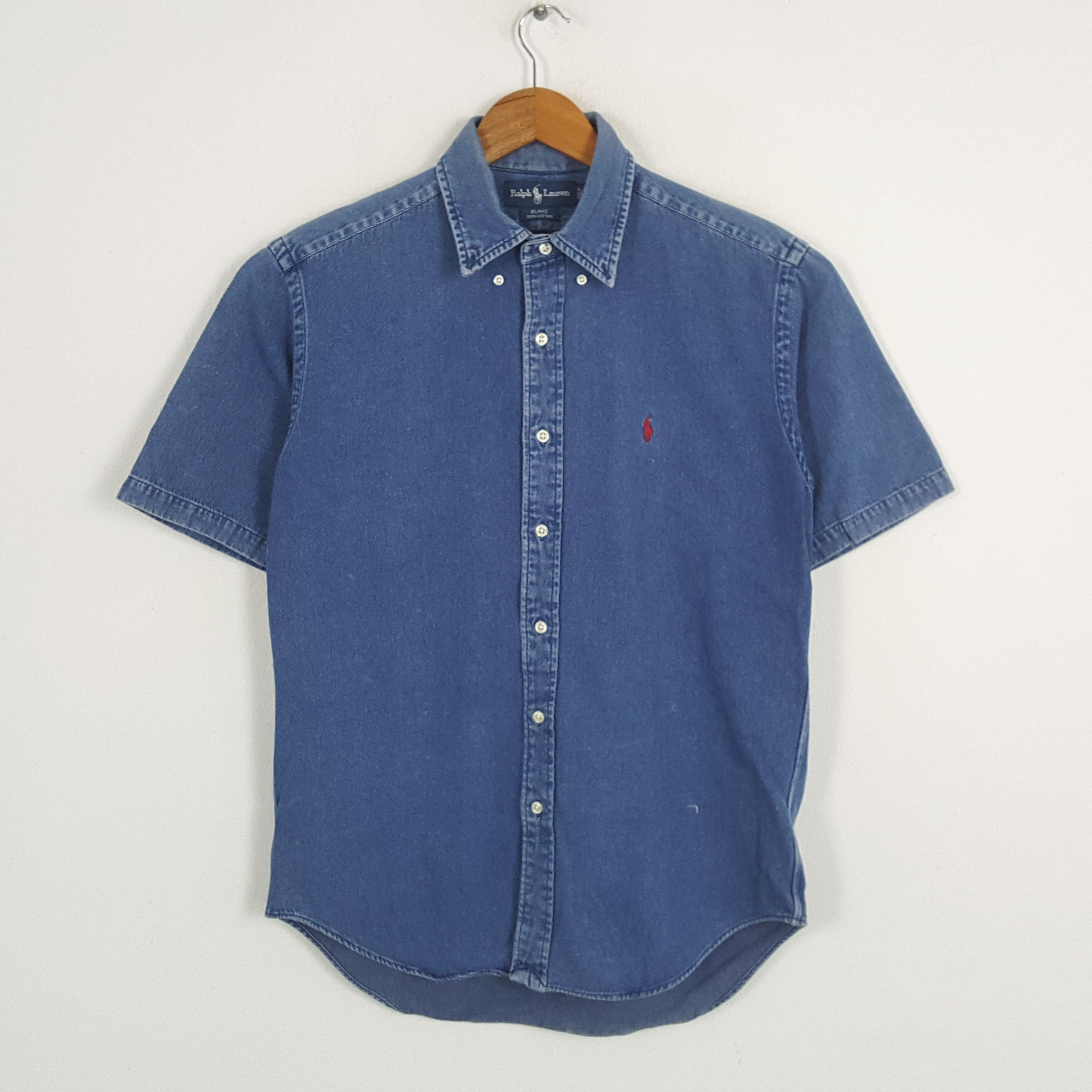 Polo Ralph Lauren × Vintage Vintage POLO by RALPH LAUREN Fashion Brand Denim Shirts Size US M / EU 48-50 / 2 - 1 Thumbnail