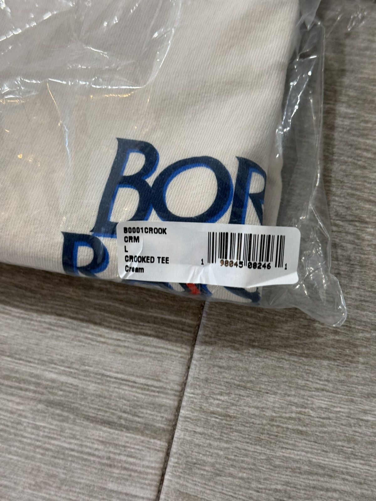 Born X Raised Men's BORN X RAISED Crooked Tee T-Shirt Cream Size L Large Size US L / EU 52-54 / 3 - 7 Thumbnail