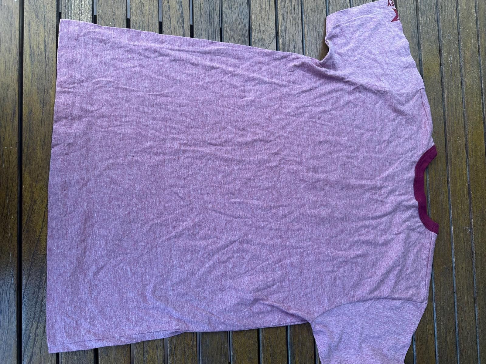 Hurley Hurley Ringer Tee Maroon Heather 80s Logo Single Stitch Vtg Size US M / EU 48-50 / 2 - 3 Thumbnail