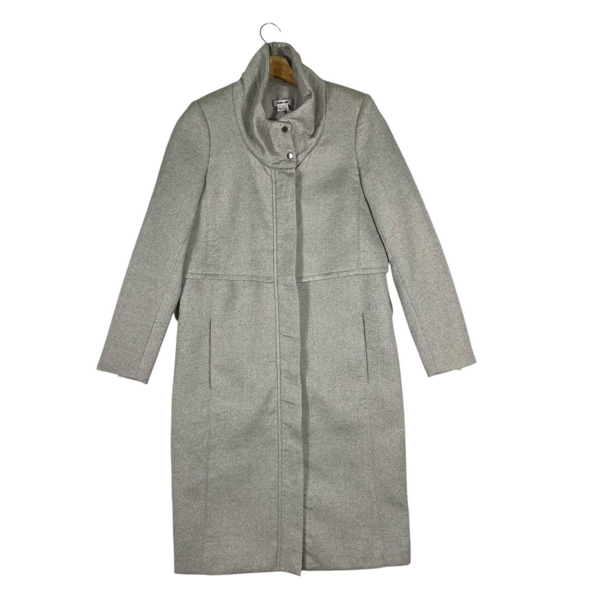 Helmut Lang Helmut Lang Wool Blend Belted Coat Size (P) Size S / US 4 / IT 40 - 1 Thumbnail
