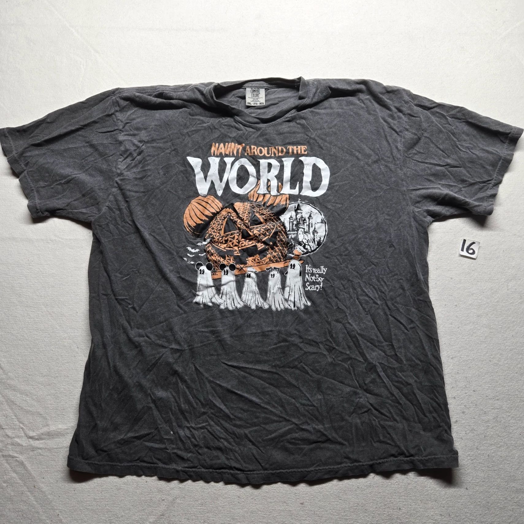 Vintage VINTAGE The Lost Bros Disney Haunt Around The World Shirt T-Shirt 3XL Black Unisex Adults Size US XXL / EU 58 / 5 - 2 Thumbnail
