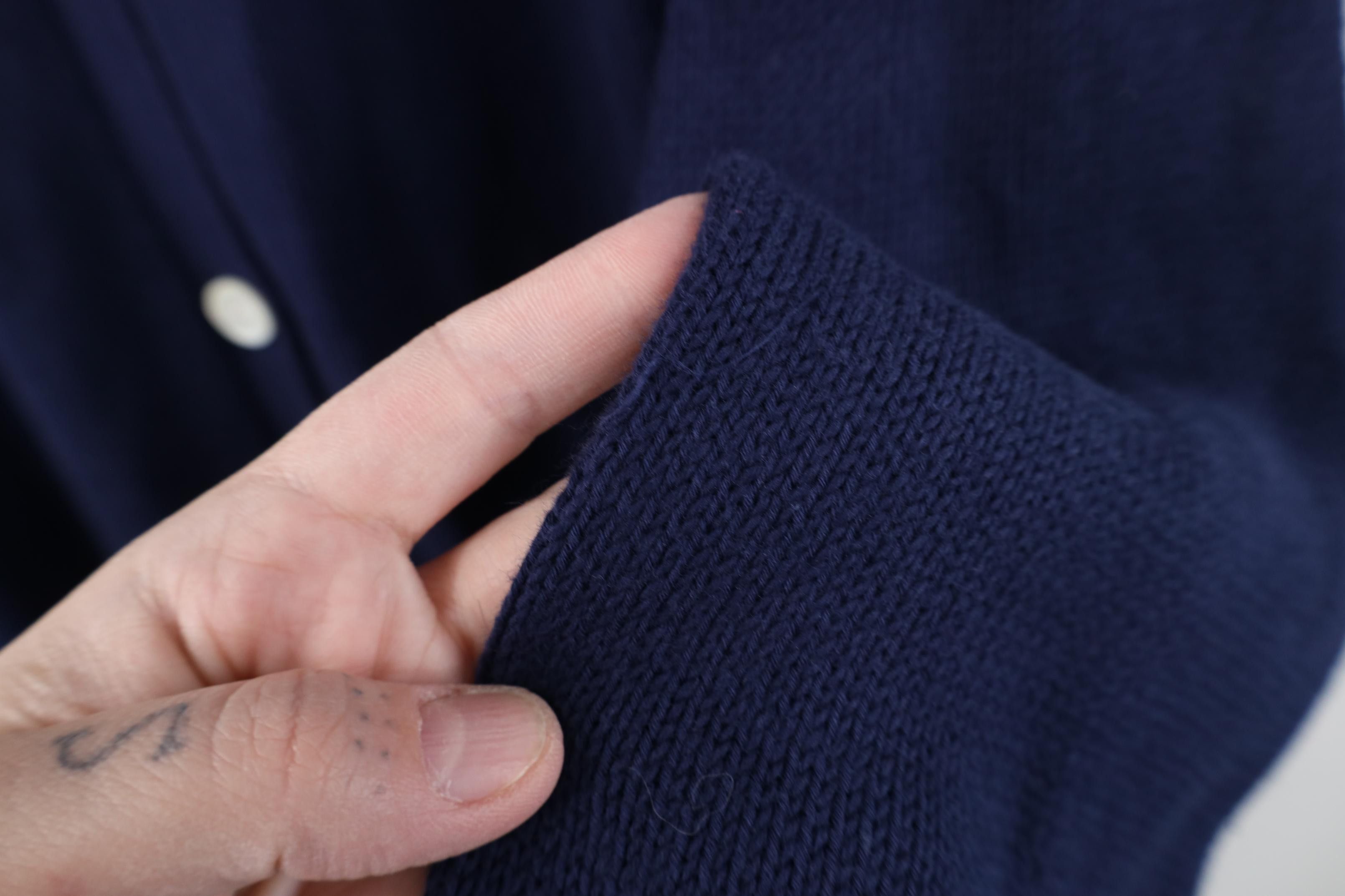 Polo Ralph Lauren Vintage 90s Ralph Lauren Crown Monogram Knit Sweater Size L / US 10 / IT 46 - 8 Thumbnail