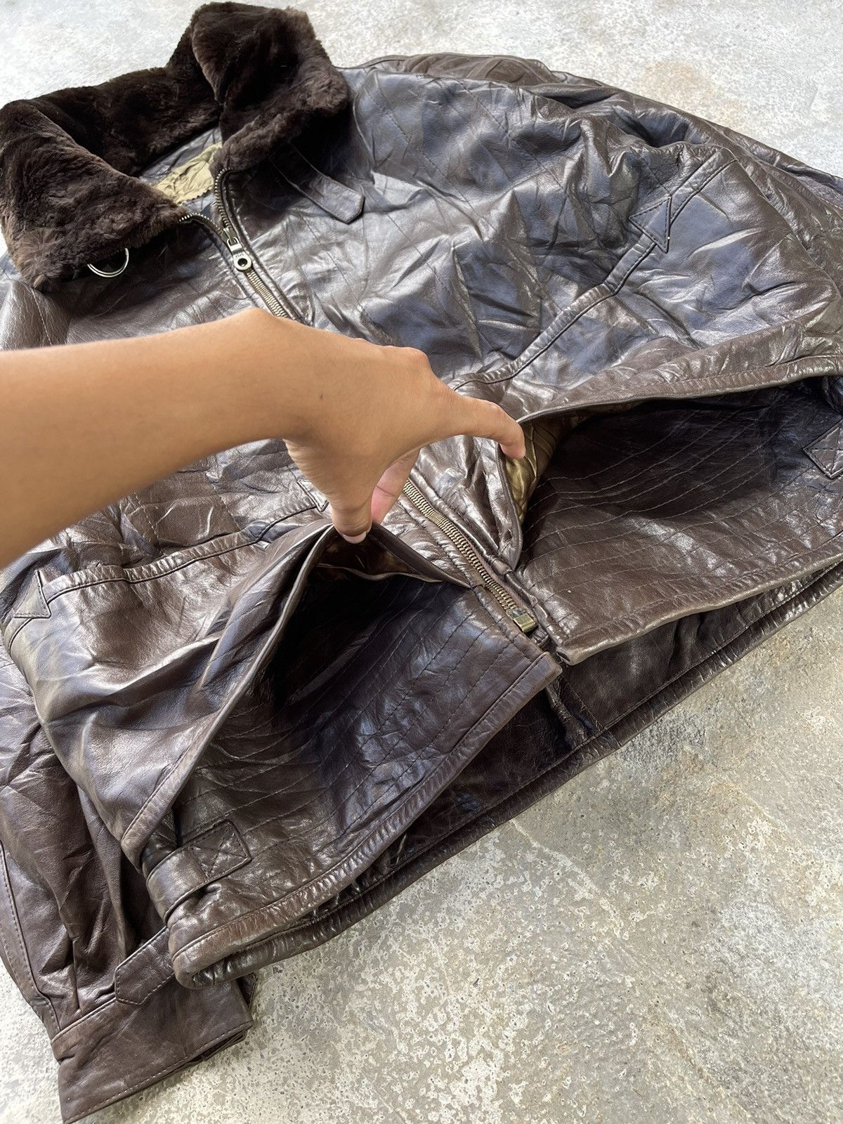 Balmain 🔥VINTAGE PIERRE BALMAIN GENUINE LEATHER JACKET Size US XL / EU 56 / 4 - 7 Thumbnail