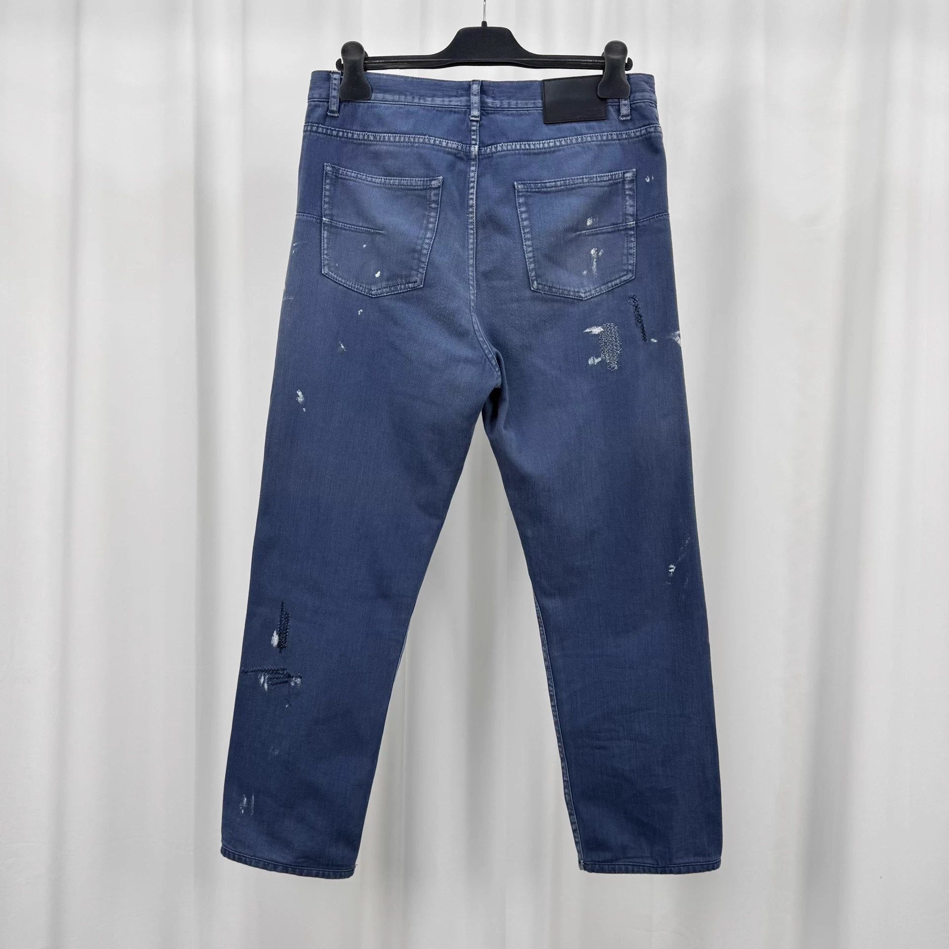 Dior Dior Splatter Washed Jeans W31 99 New Size US 31 - 2 Thumbnail