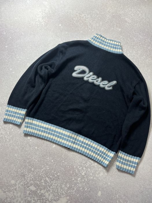 Diesel Vintage 90s Diesel Sweater Knitwear Center Logo | Grailed