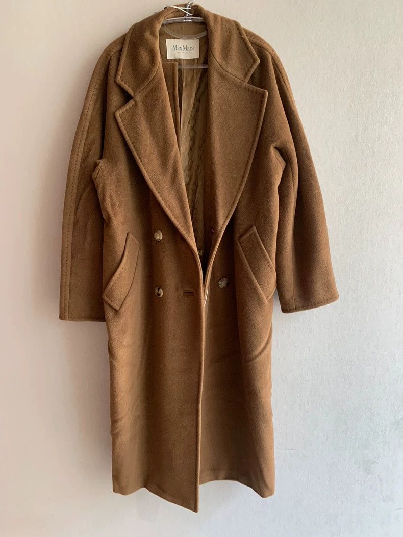 Max Mara Max Mara Classic 101801 Tobacco Coat Size XL / US 12-14 / IT 48-50 - 1 Thumbnail
