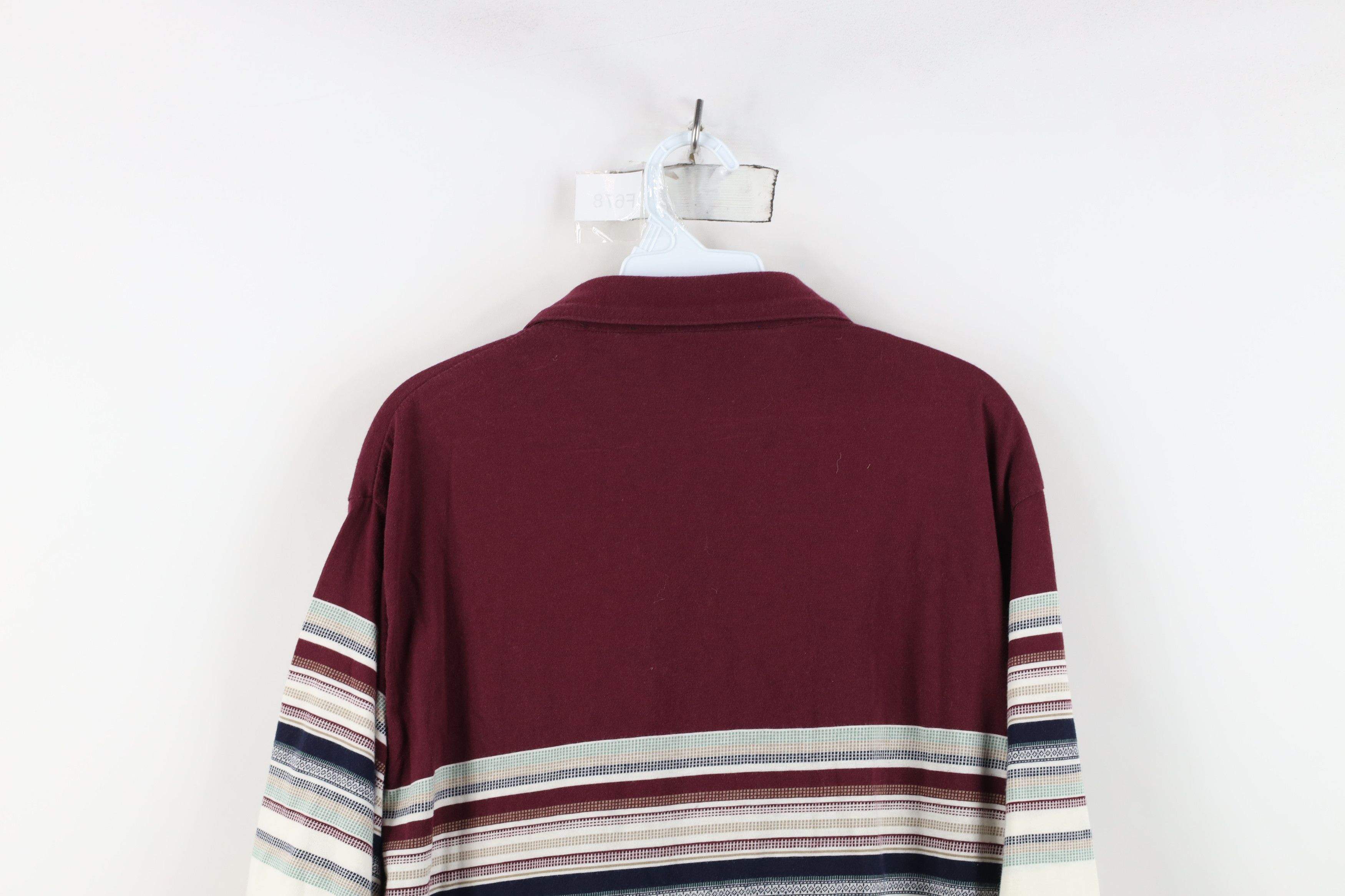 Vintage Vintage 90s Streetwear Striped Collared Golf Polo Shirt Size US XL / EU 56 / 4 - 12 Thumbnail