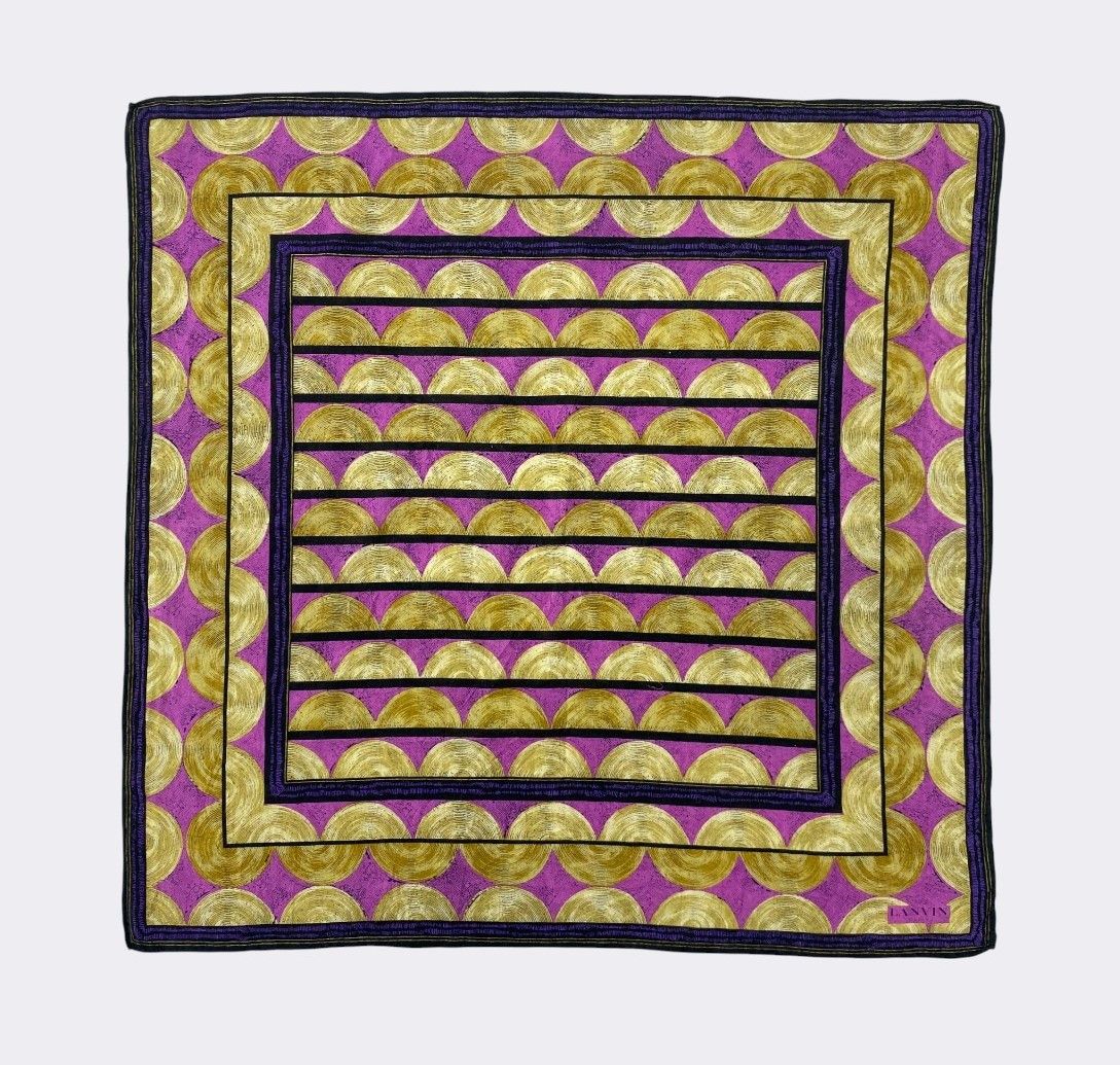 Lanvin Vintage Lanvin Handkerchief Neckerchief Bandana H061R Size ONE SIZE - 1 Thumbnail