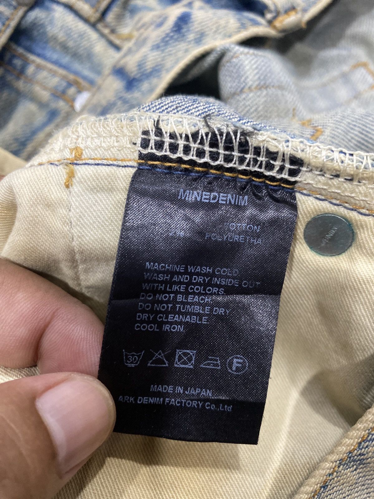 Destroy Lonely × If Six Was Nine × Japanese Brand SUPER DESTROYED SKINNY PANTS MINEDENIM JAPAN BRAND Size US 33 - 6 Thumbnail