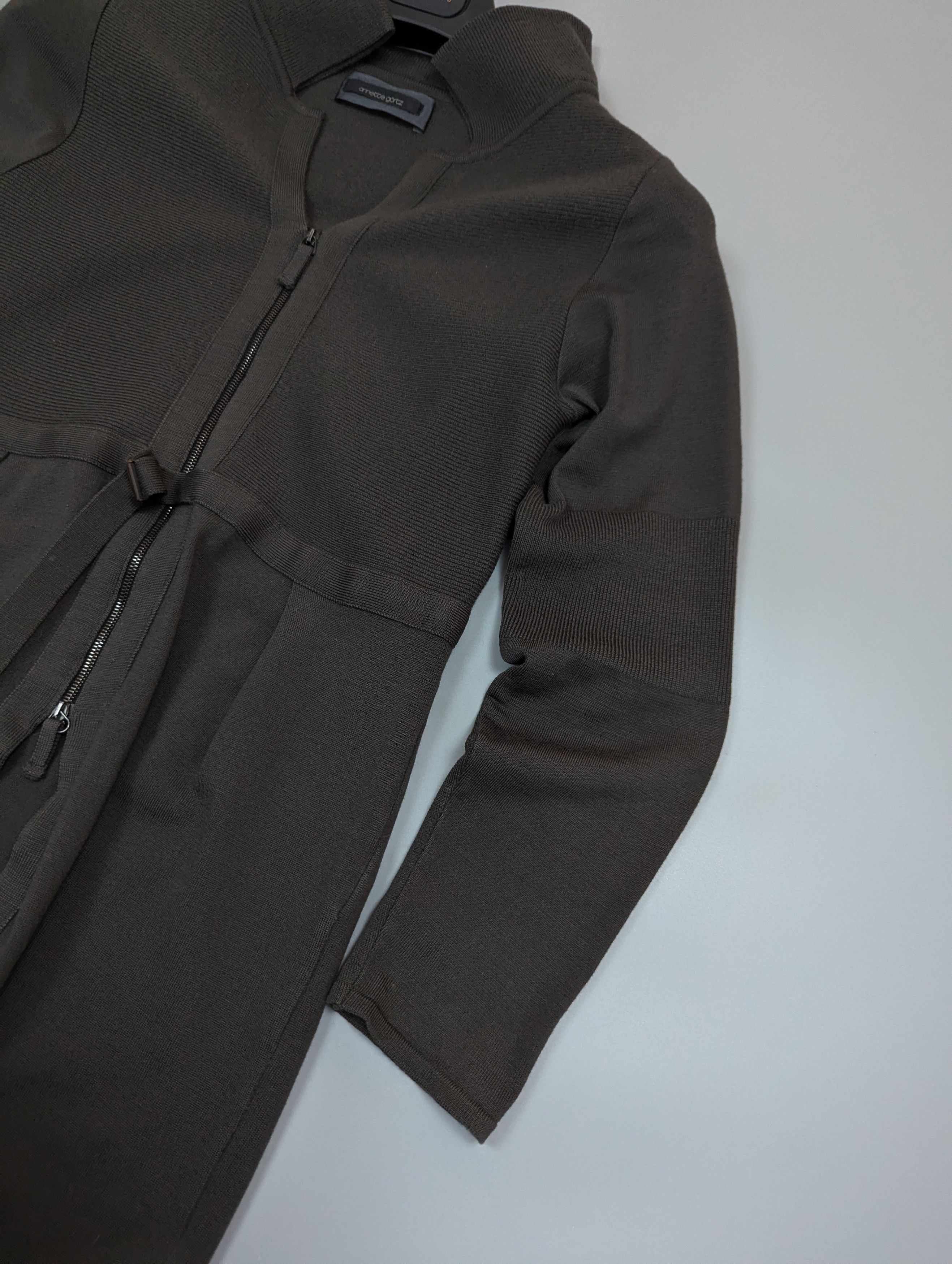 Annette Gortz Annette Gortz Avant Garde Knit Long Cardigan Coat Jacket Size S / US 4 / IT 40 - 8 Thumbnail