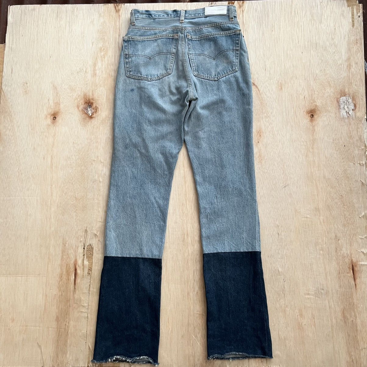 RE/DONE RE /DONE x LEVIS RECONSTRUCTED DISTRESSED WASHED DENIM Size 28" / US 6 / IT 42 - 11 Thumbnail