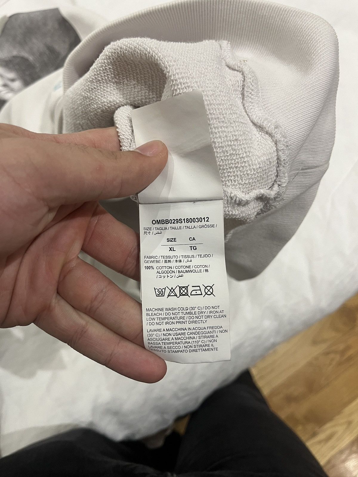 Off-White Off White Mona Lisa Hoodie Size US XL / EU 56 / 4 - 6 Thumbnail