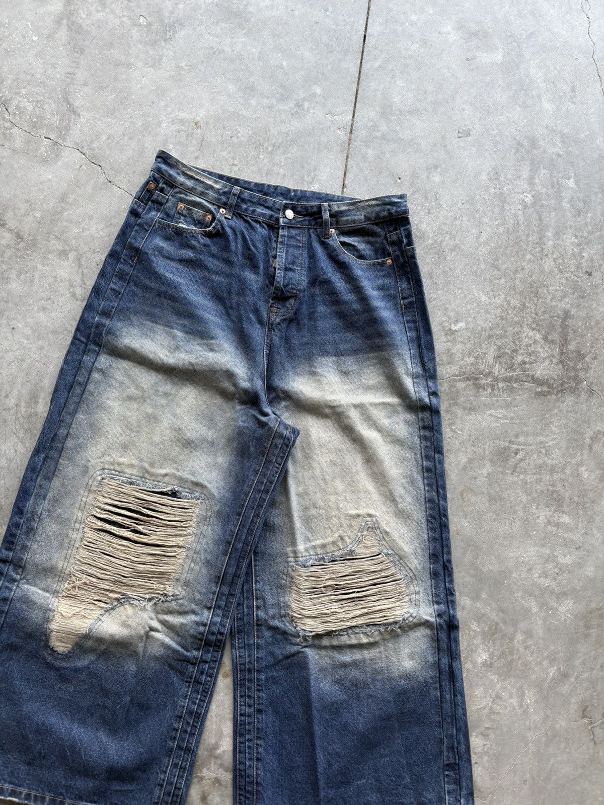 Other Wide-Leg Denim Pants - Structured Silhouette Size US 35 - 3 Thumbnail