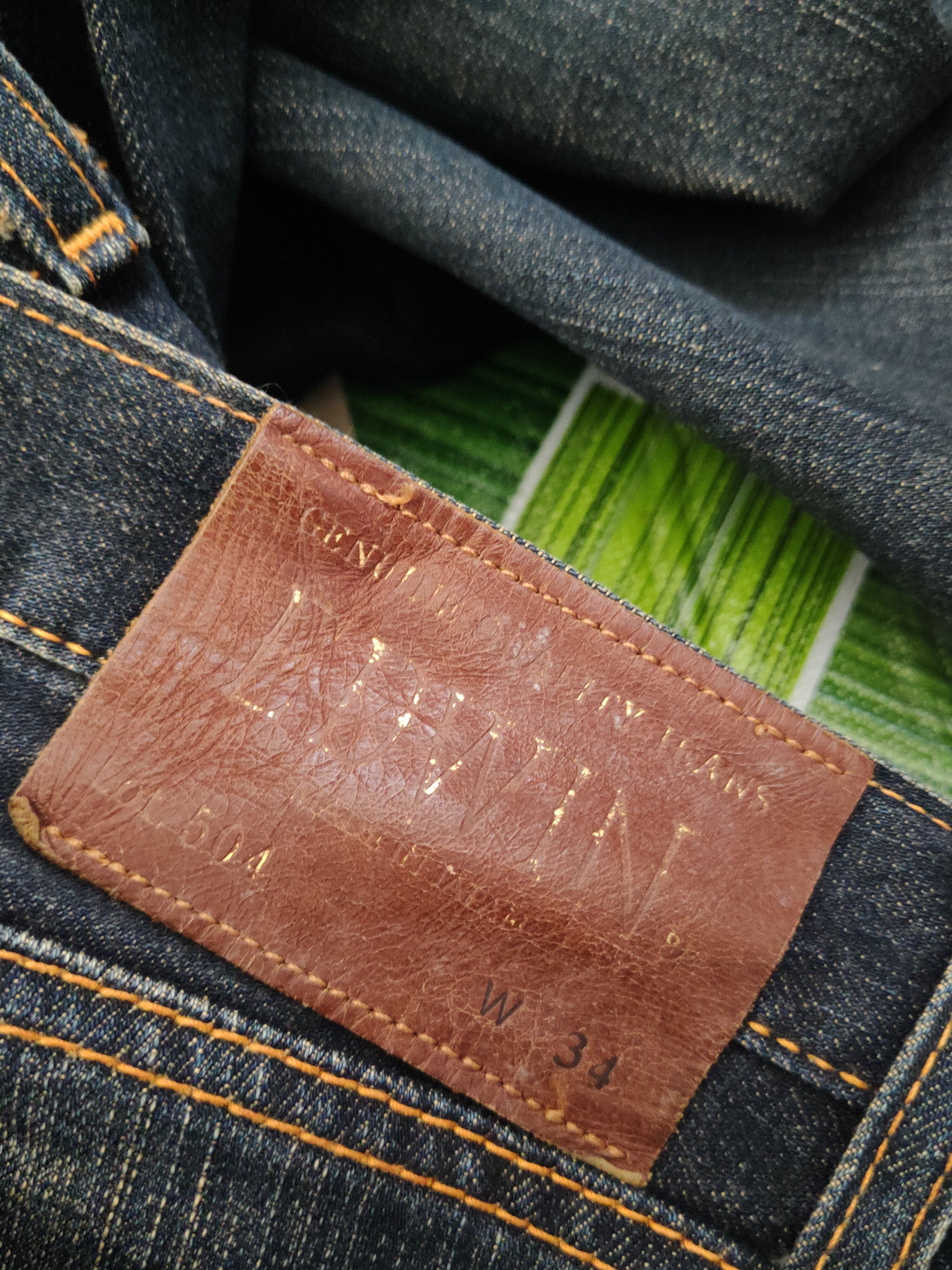 Edwin Edwin vintage Black Distressed Ripped denim Jeans #W1379 Size US 34 / EU 50 - 14 Thumbnail