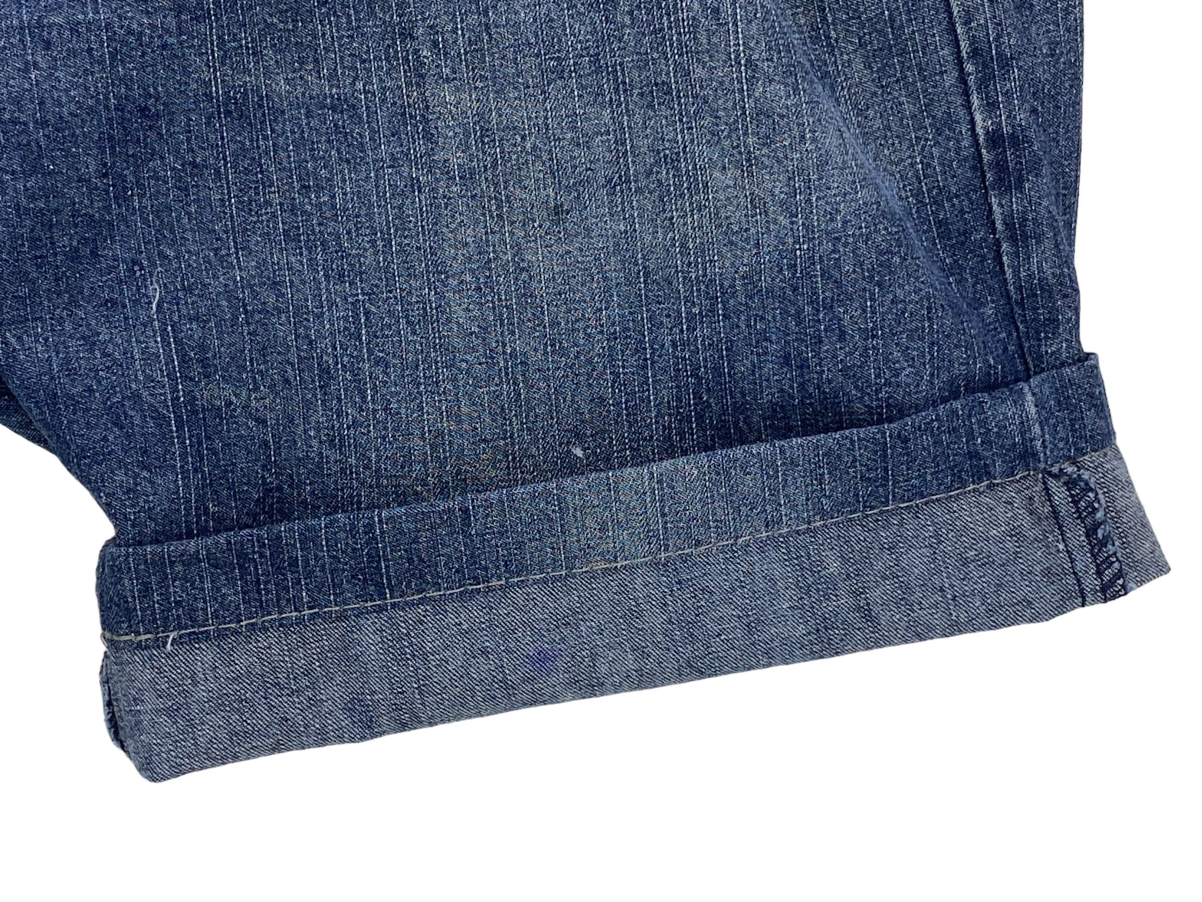 Japanese Brand SP Short Baggy Jeans Hip Hop Skateboards Jeans Pants Size US 35 - 8 Thumbnail