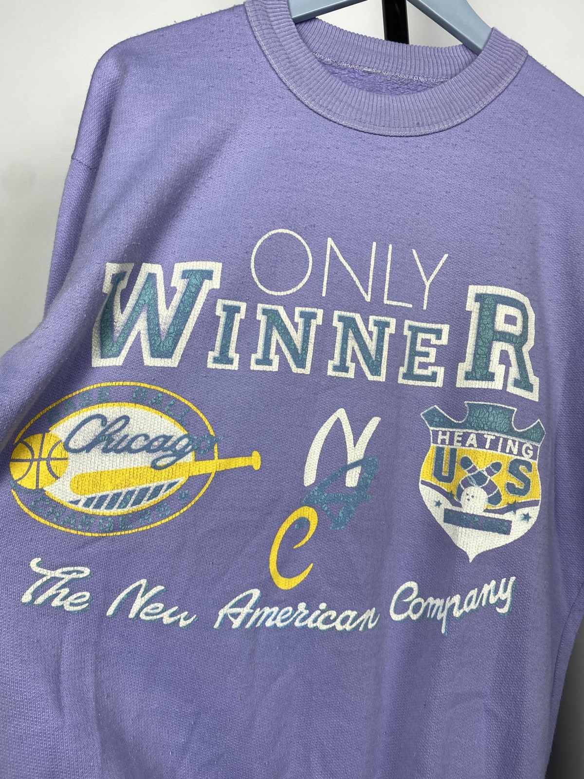 NBA × Vintage Vintage 80s Basketball Only Winner Sweatshirt Graphic Print Size US S / EU 44-46 / 1 - 4 Thumbnail