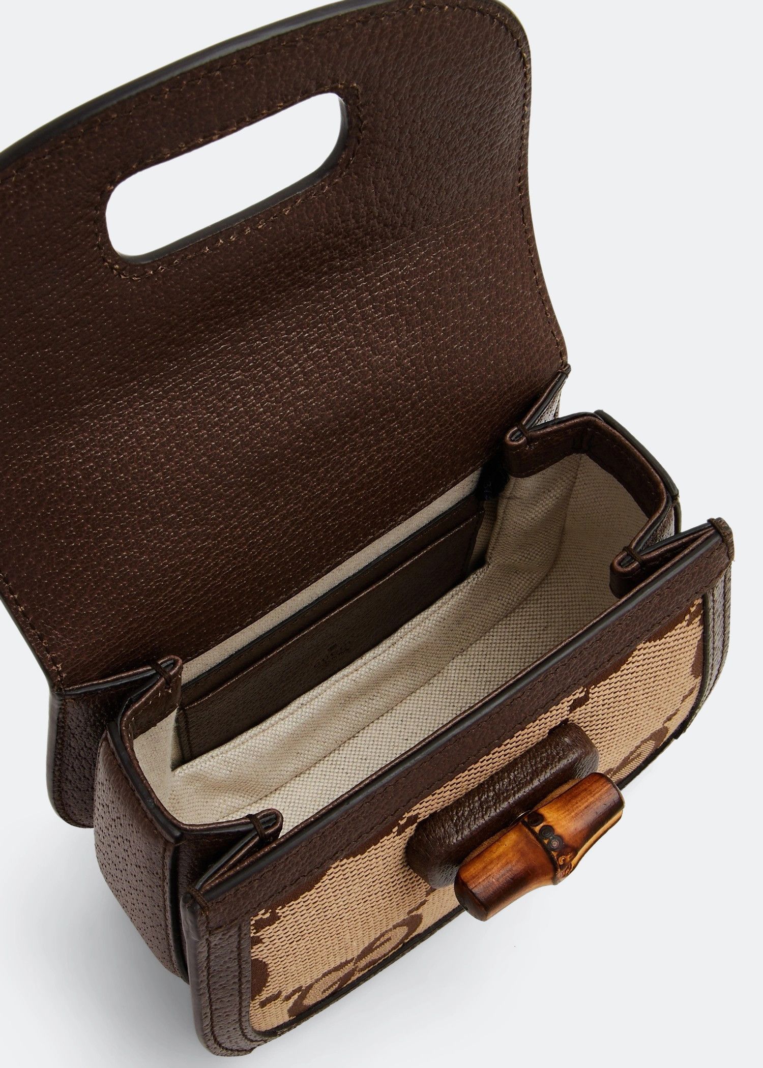 Gucci o1la5ras0526 Size: OS / Bamboo 1947 Mini Top Handle Bag Size ONE SIZE - 4 Thumbnail