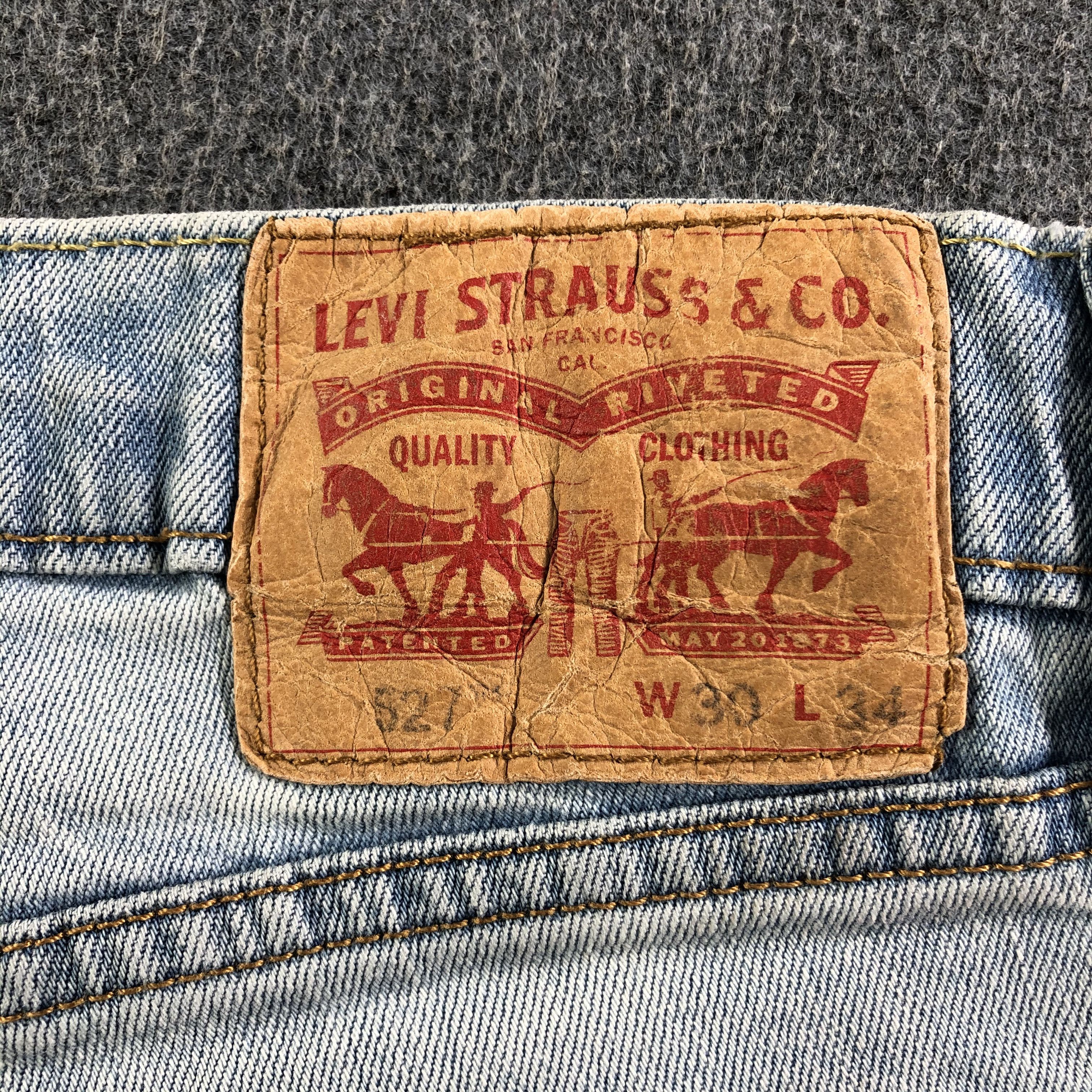 Levi's Vintage Light Wash Levis 527 Jeans-J3523 Size US 31 - 5 Thumbnail