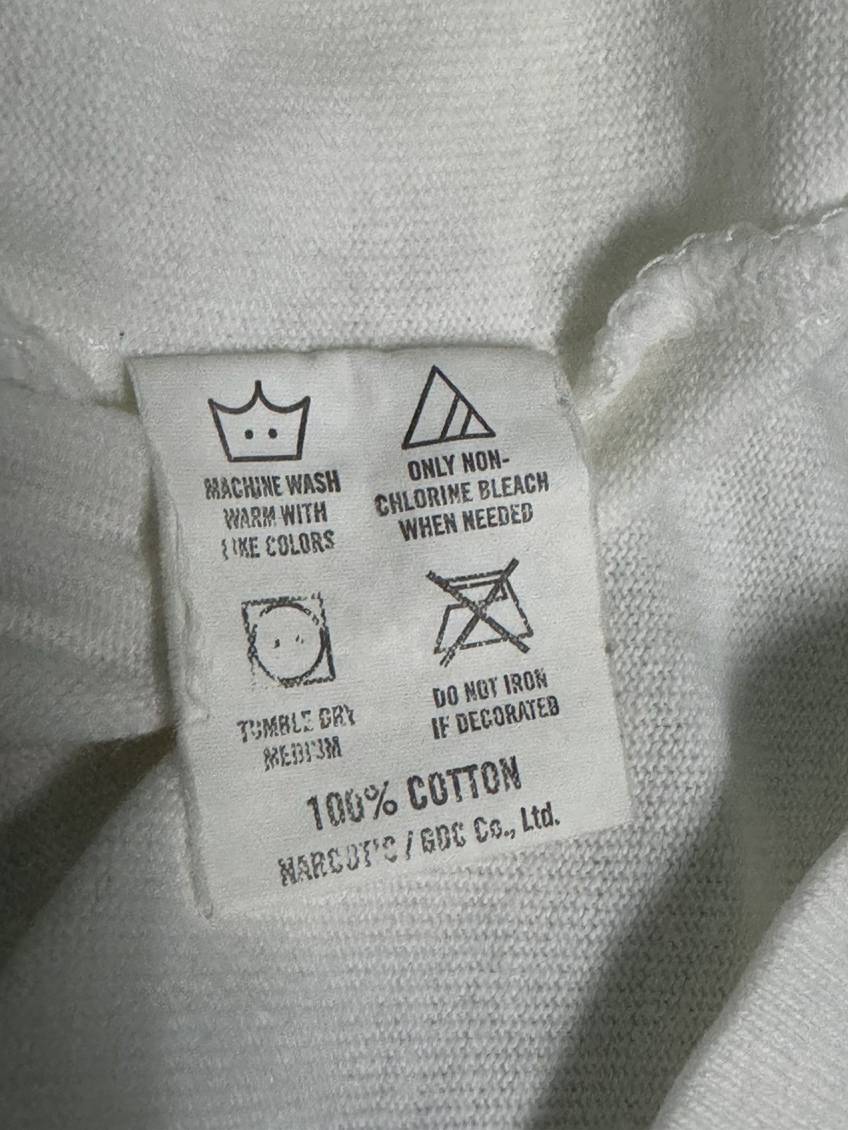Narcotic GDC Vintage Narcotic Cicantor GDC Japanese Streetwear tee Size US L / EU 52-54 / 3 - 12 Thumbnail